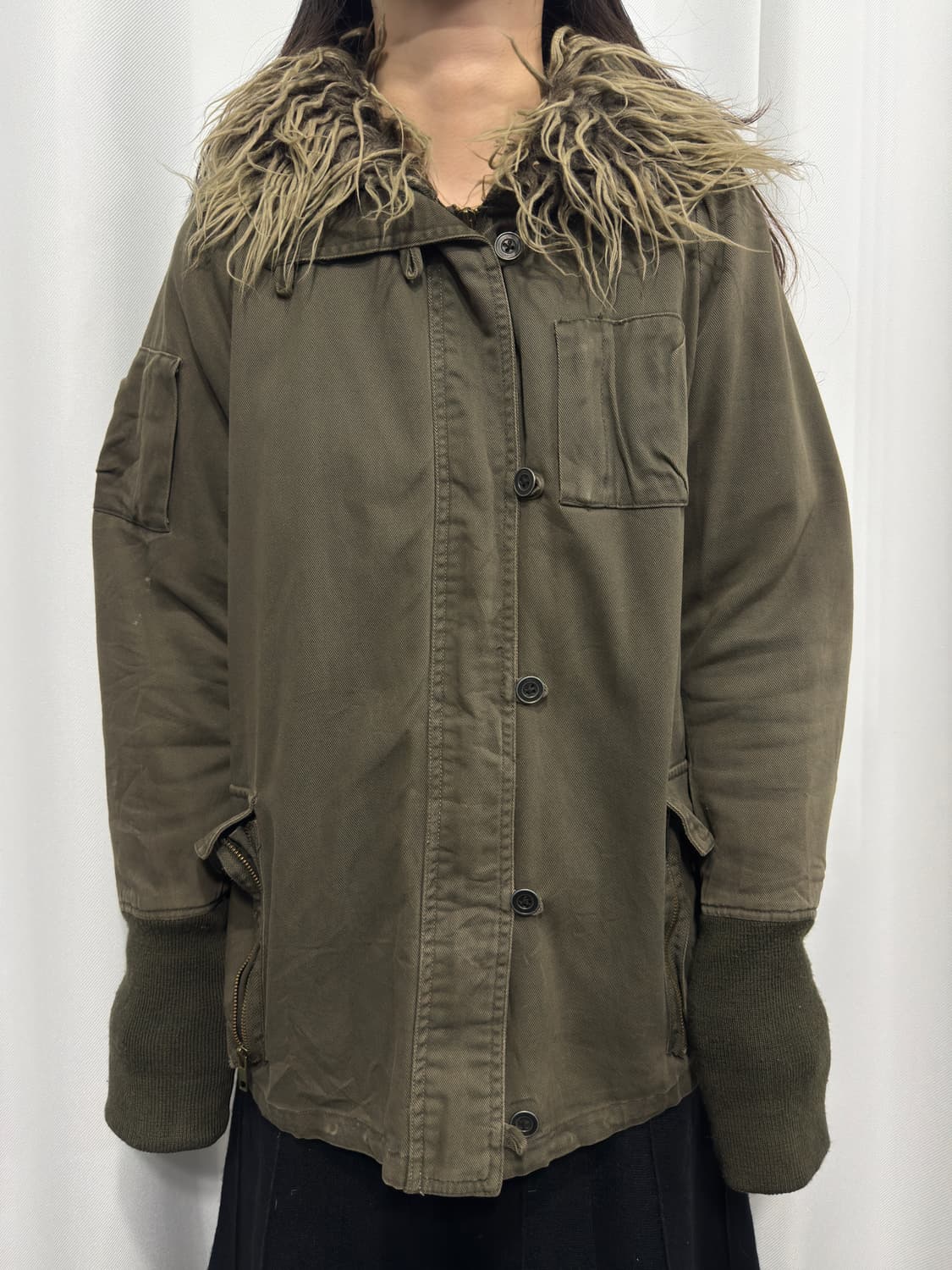 osmosis design fur hood jacket 상품이미지2
