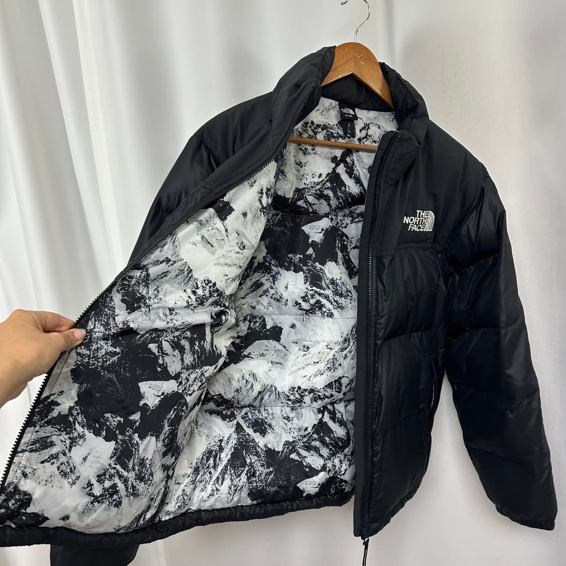 노스페이스 남자 온볼눕스패딩 검정 XL 105 상품이미지8