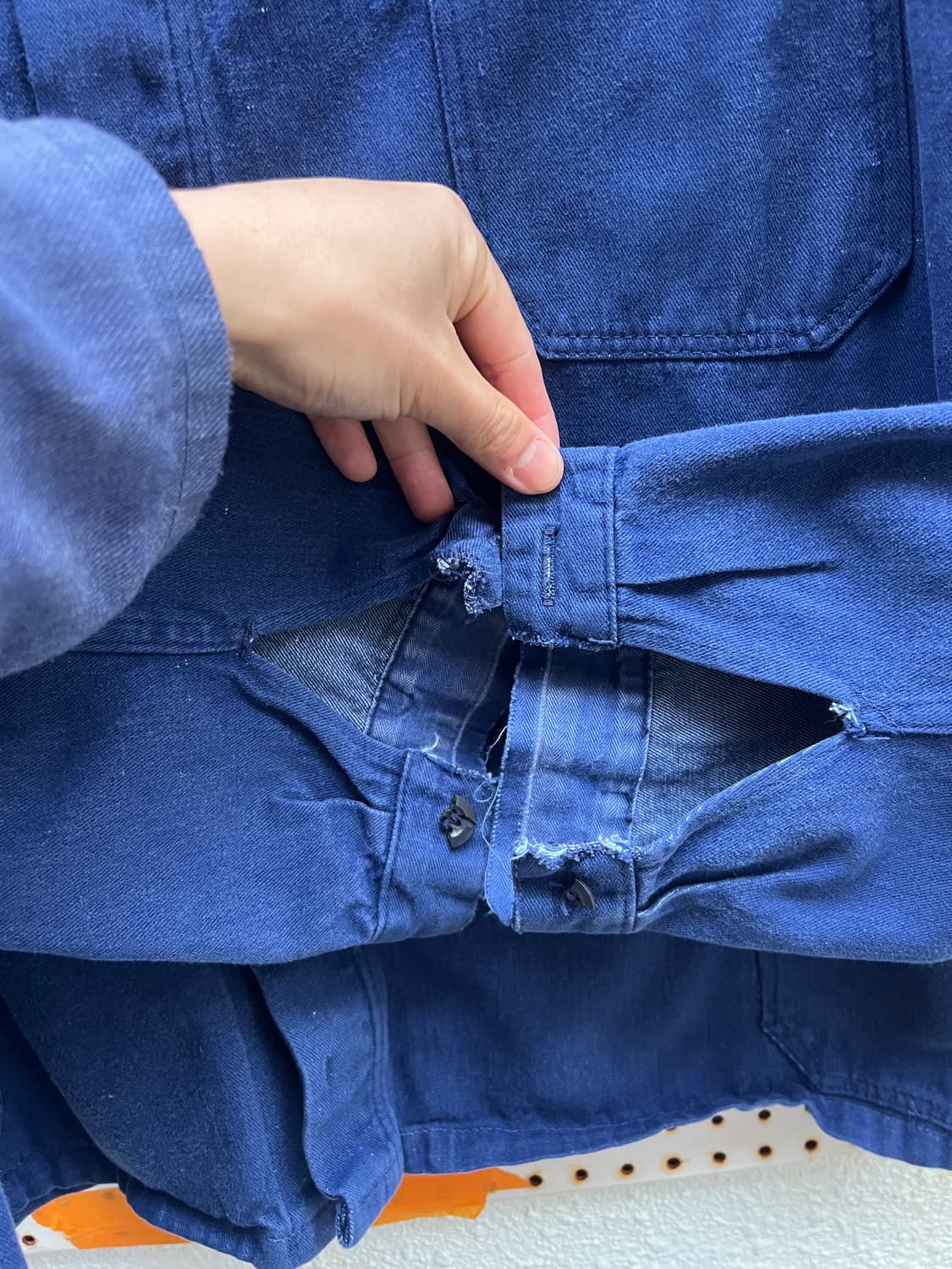 OLD VINTAGE DENIM FRENCH WORK 빈티지프렌치워크자켓 상품이미지6