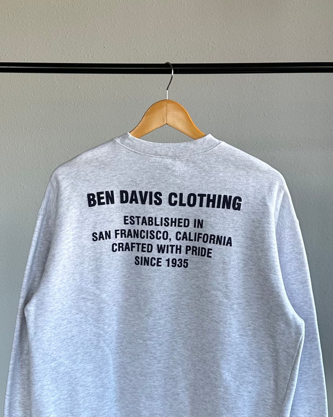 [M]벤 데이비스 BEN DAVIS 샌프란시스코 맨투맨 상품이미지3