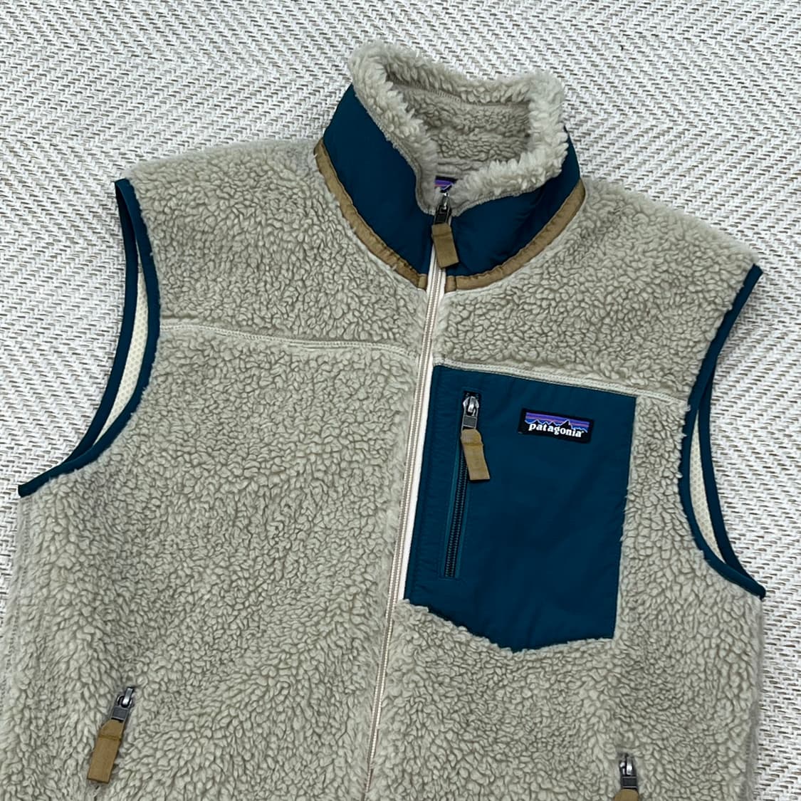 파타고니아 배색 플리스 베스트 r2934 상품이미지3