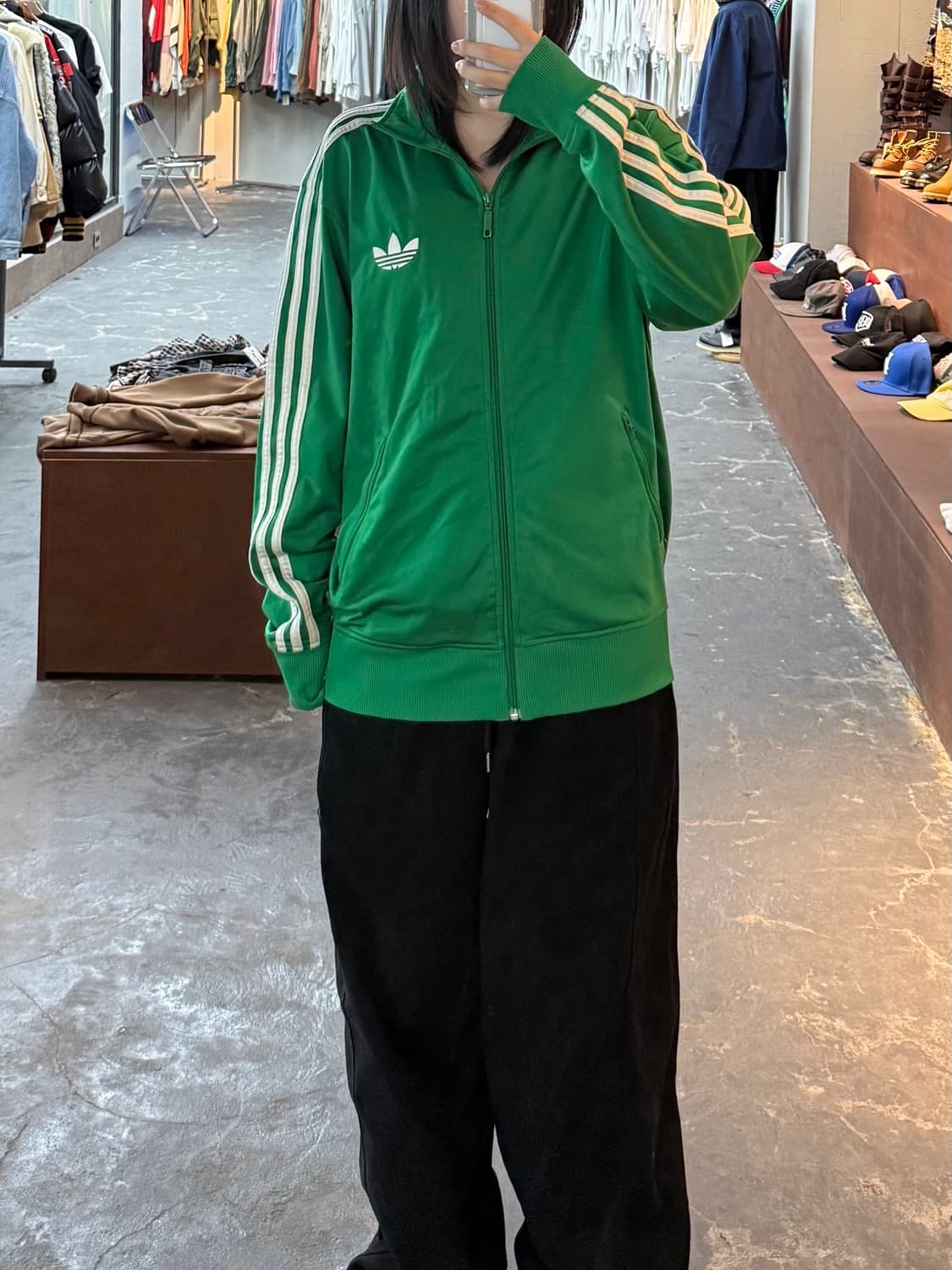 아디다스 파이어버드 그린 트랙탑 져지 H1316 상품이미지1