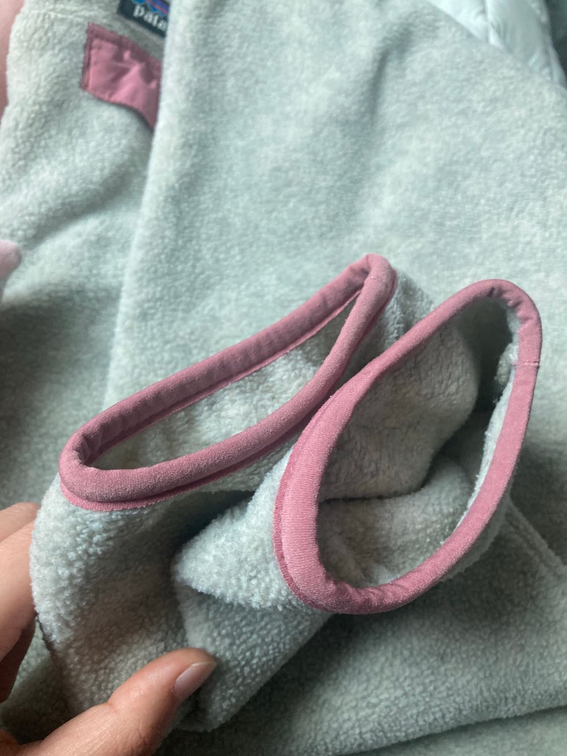 파타고니아 신칠라 풀오버 오트밀/라이트스타핑크 (L) 상품이미지8