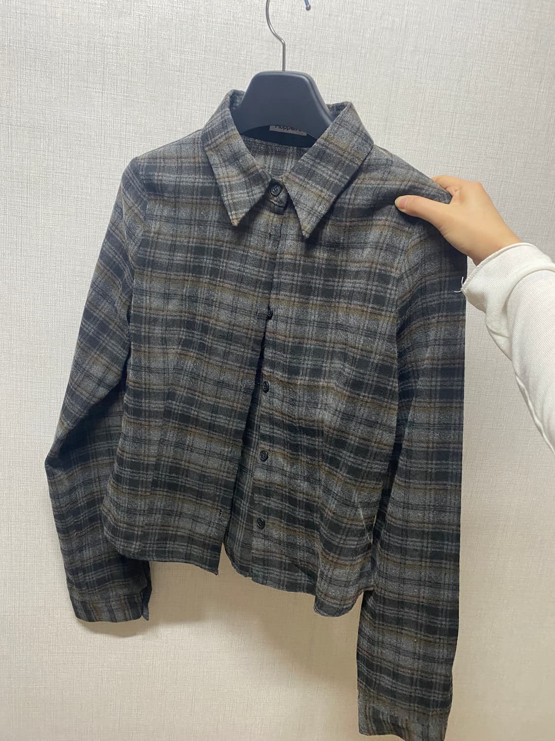 아워캐비넷 체크 셔츠 상품이미지3