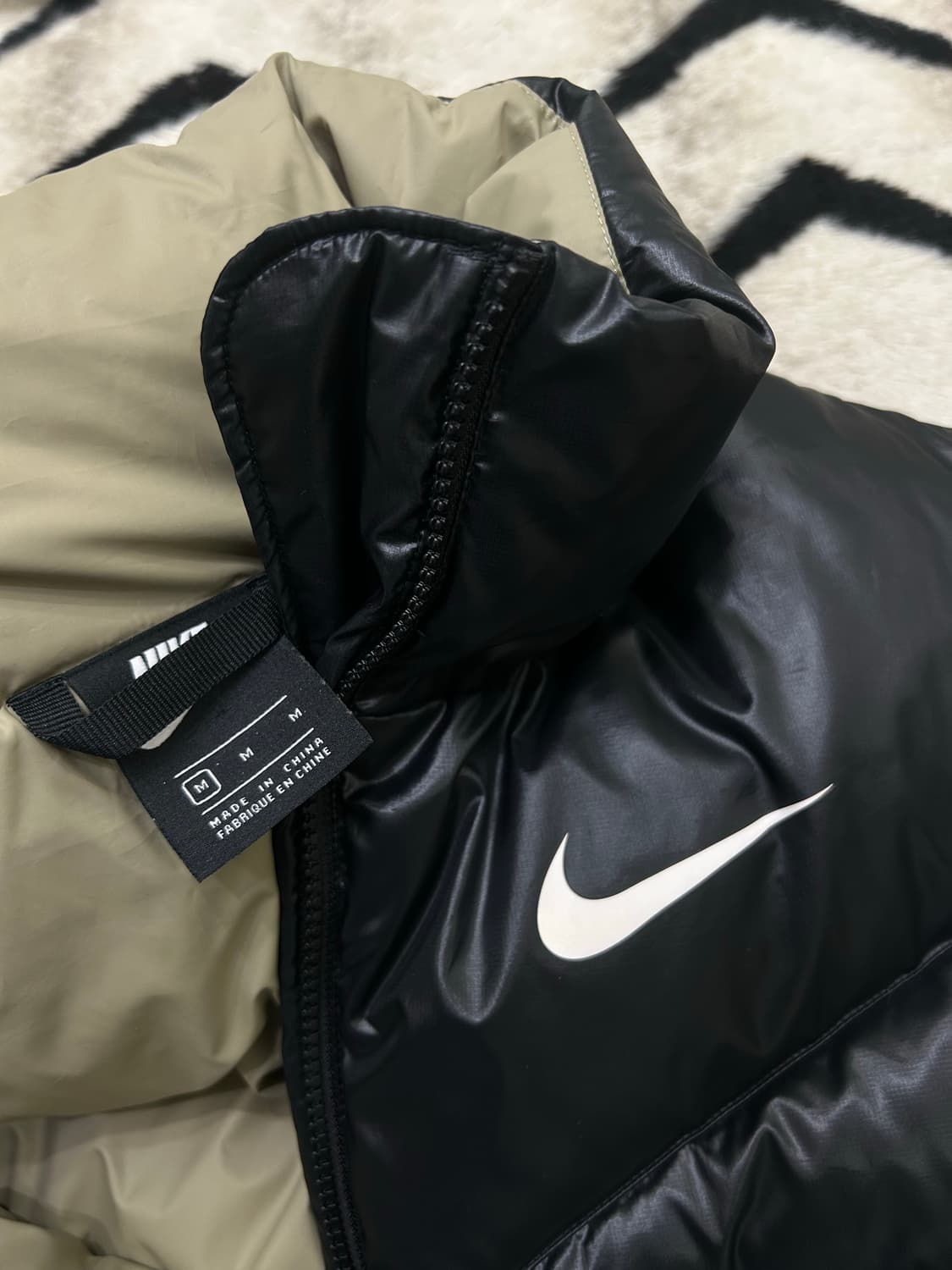 [M]나이키 다운 필 푸퍼 숏패딩/블랙/약유광 상품이미지6