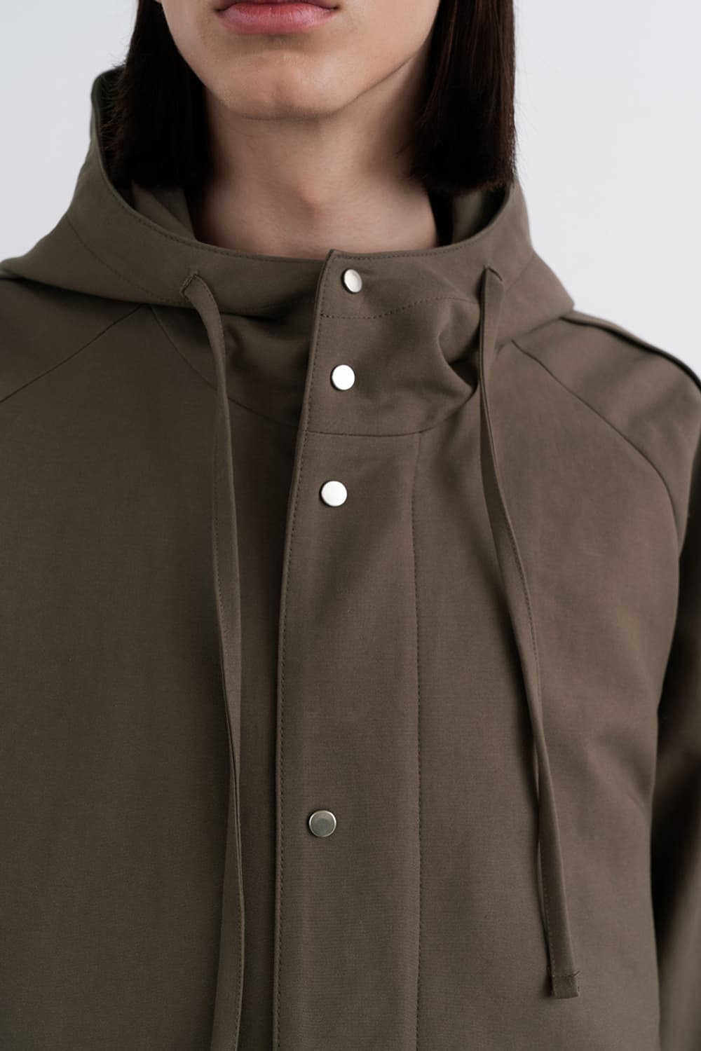 수피마 오버사이즈 후드 파카 코트 상품이미지3