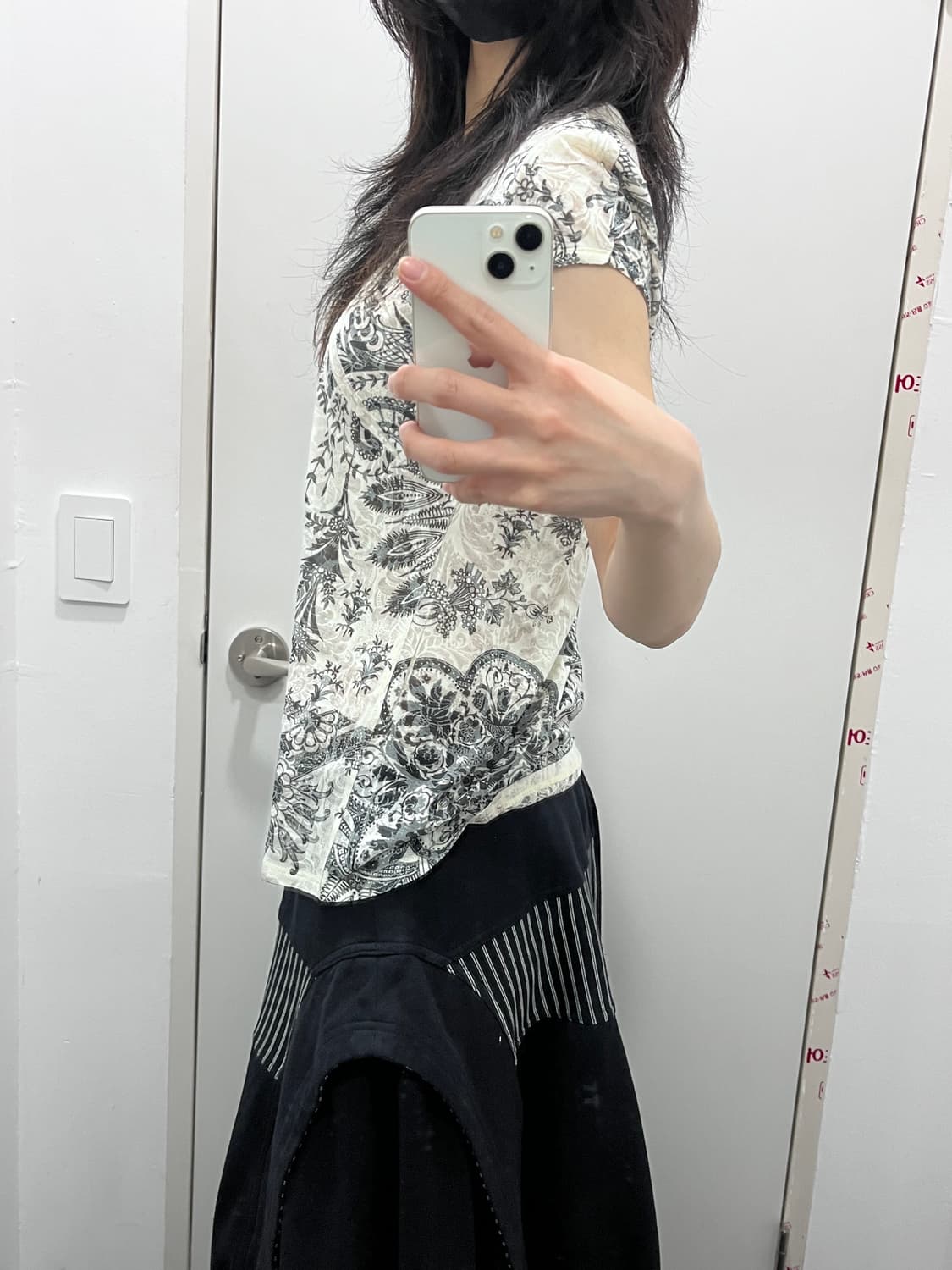 오리엔탈 일본빈티지 반팔 티셔츠 상품이미지2