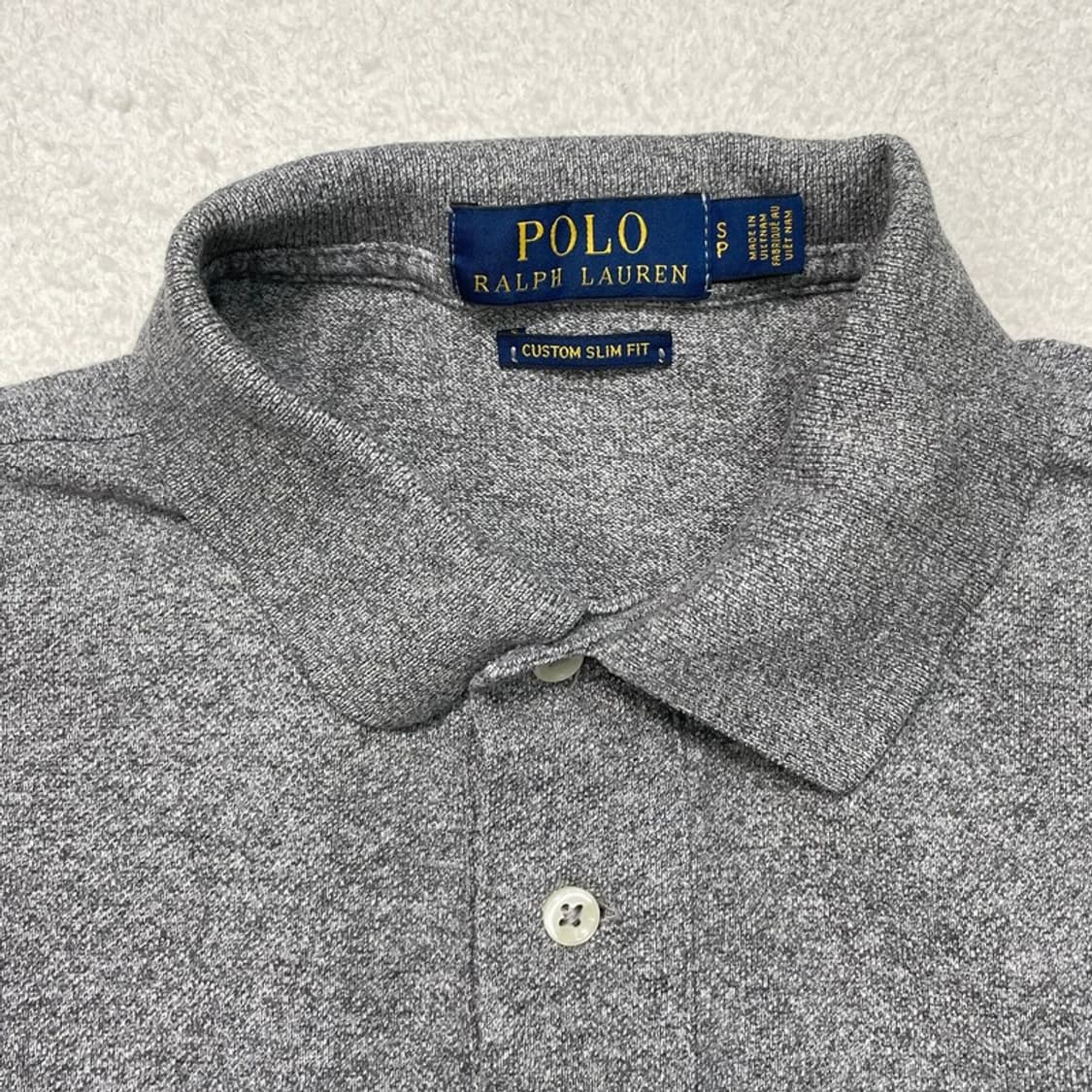 POLO BY RALPH LAUREN 폴로 긴팔 카라티 그레이 SP 상품이미지3