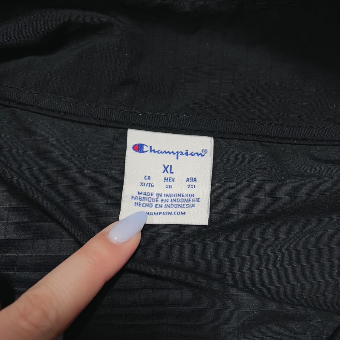 [정품] 챔피온 블랙 병아리 아노락 [ XL ] 상품이미지7