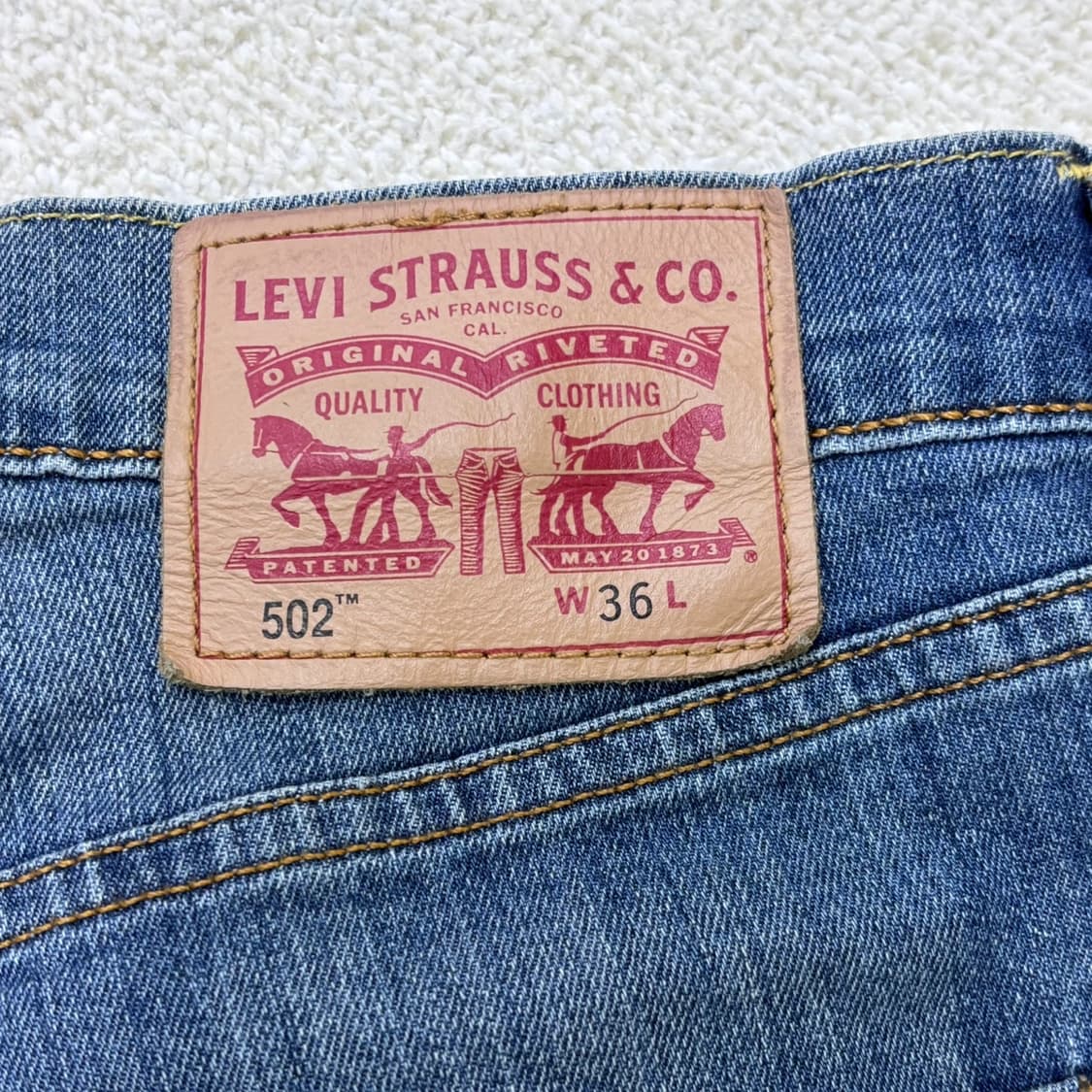 36 리바이스 502 데님 반바지 0311E 상품이미지3