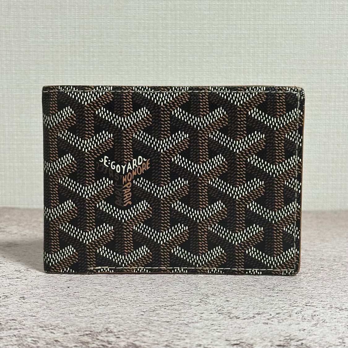 [정품 OS] 고야드 빅투와르 반지갑 블랙탄 상품이미지1