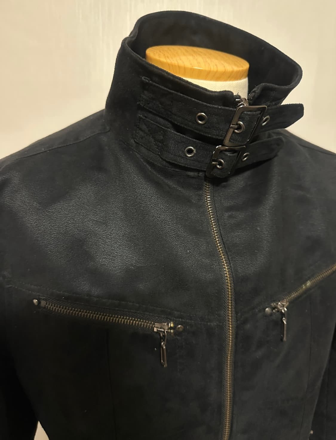 VKei 스웨이드 빈티지 자켓 (블랙) / M  상품이미지2