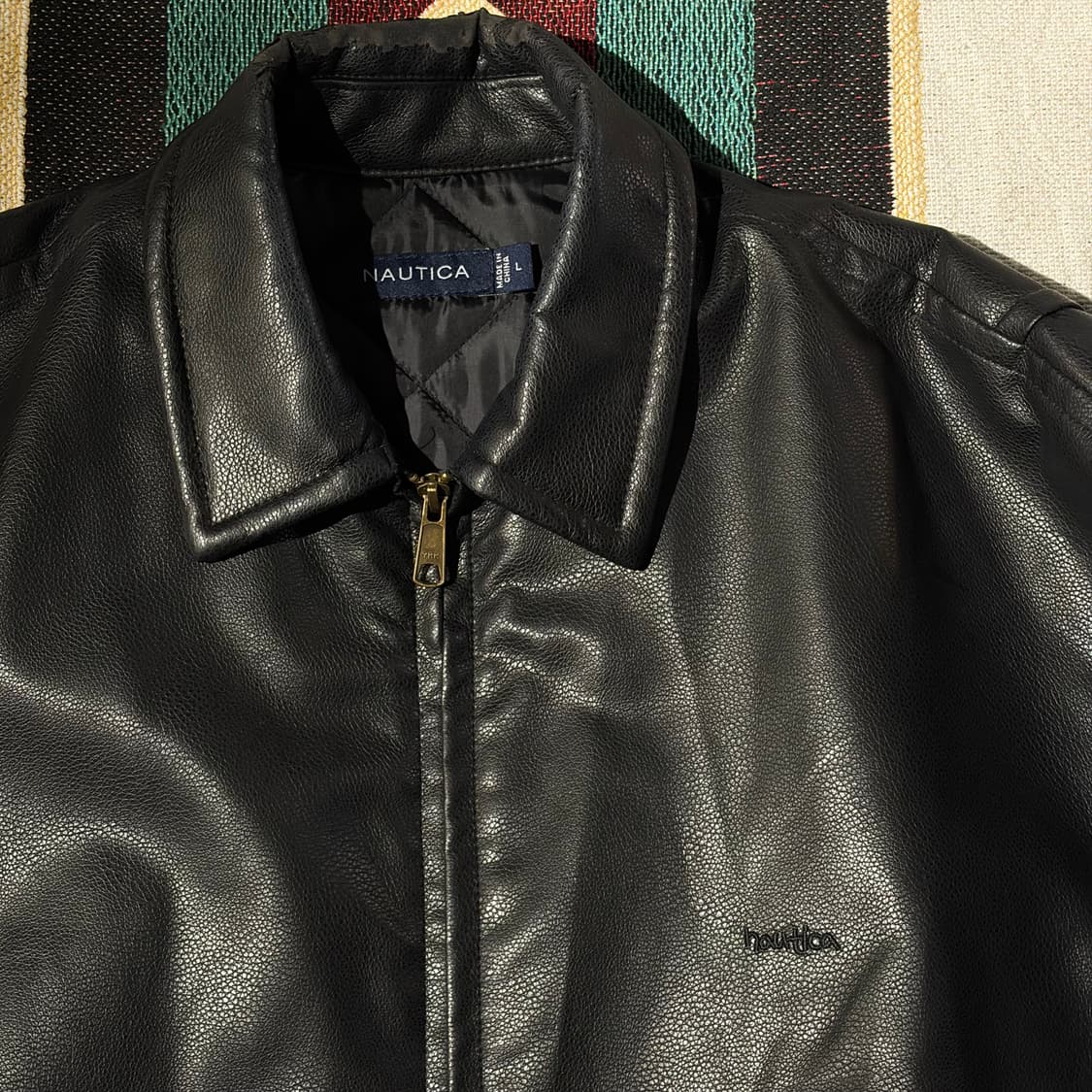 22AW Nautica.jp Vegan leather jacket  상품이미지2