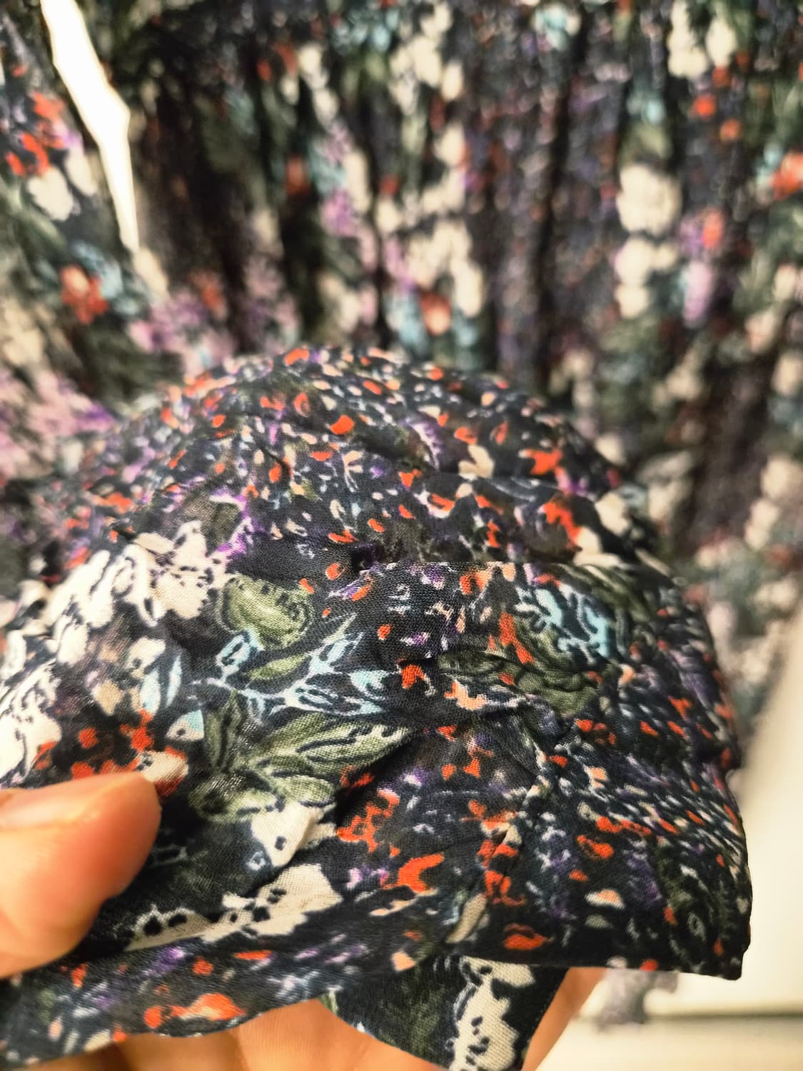 [NANING9] 난닝구 플라워 쉬폰 롱 원피스 상품이미지4