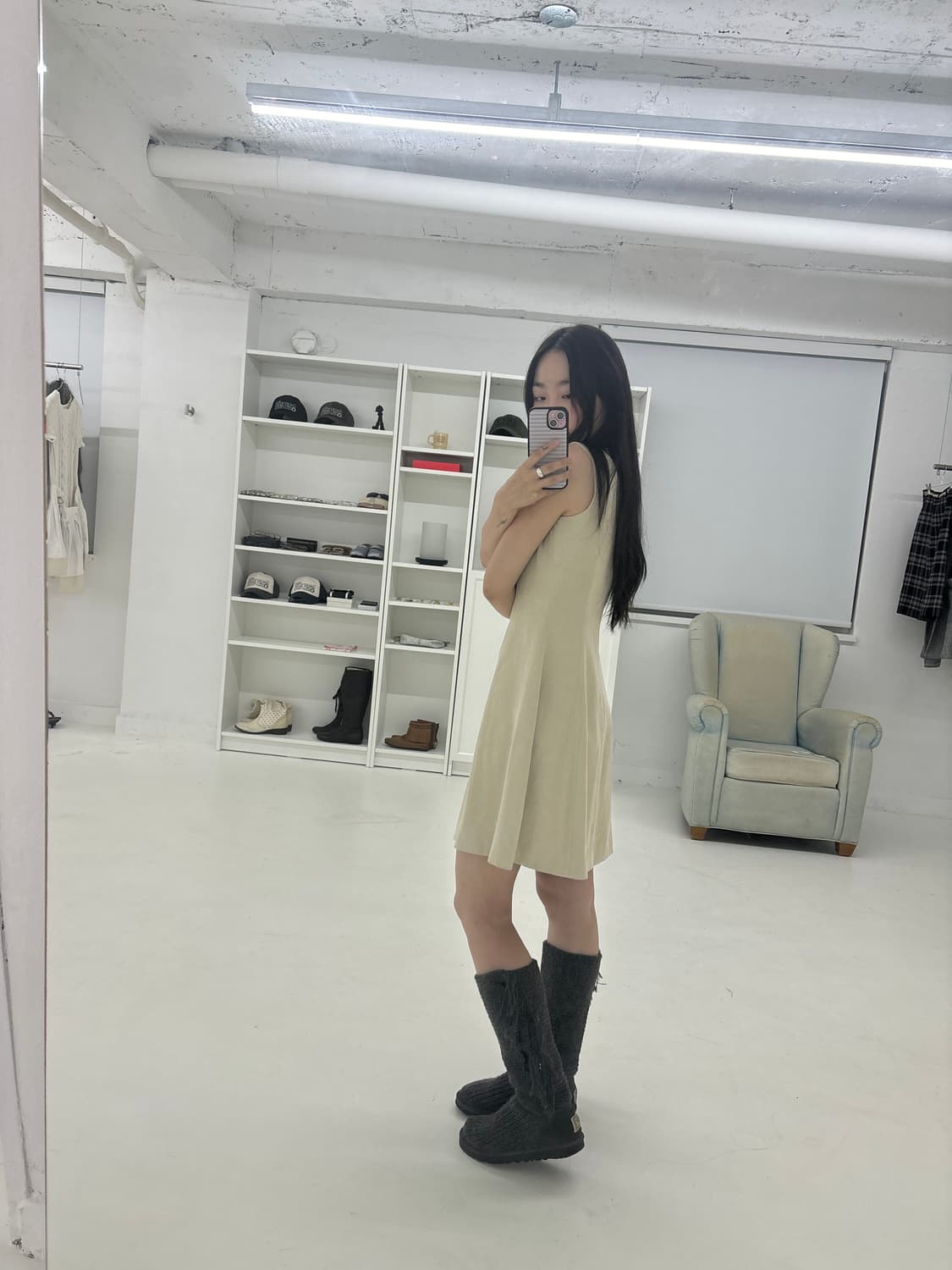 Courreges suede dress 상품이미지4