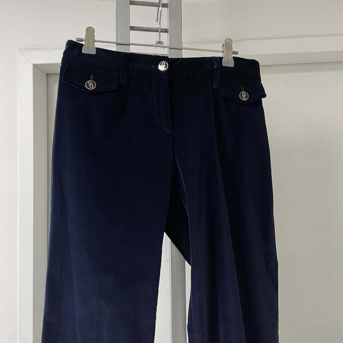 돌체앤가바나 벨벳 네이비 팬츠 40(W) 상품이미지2