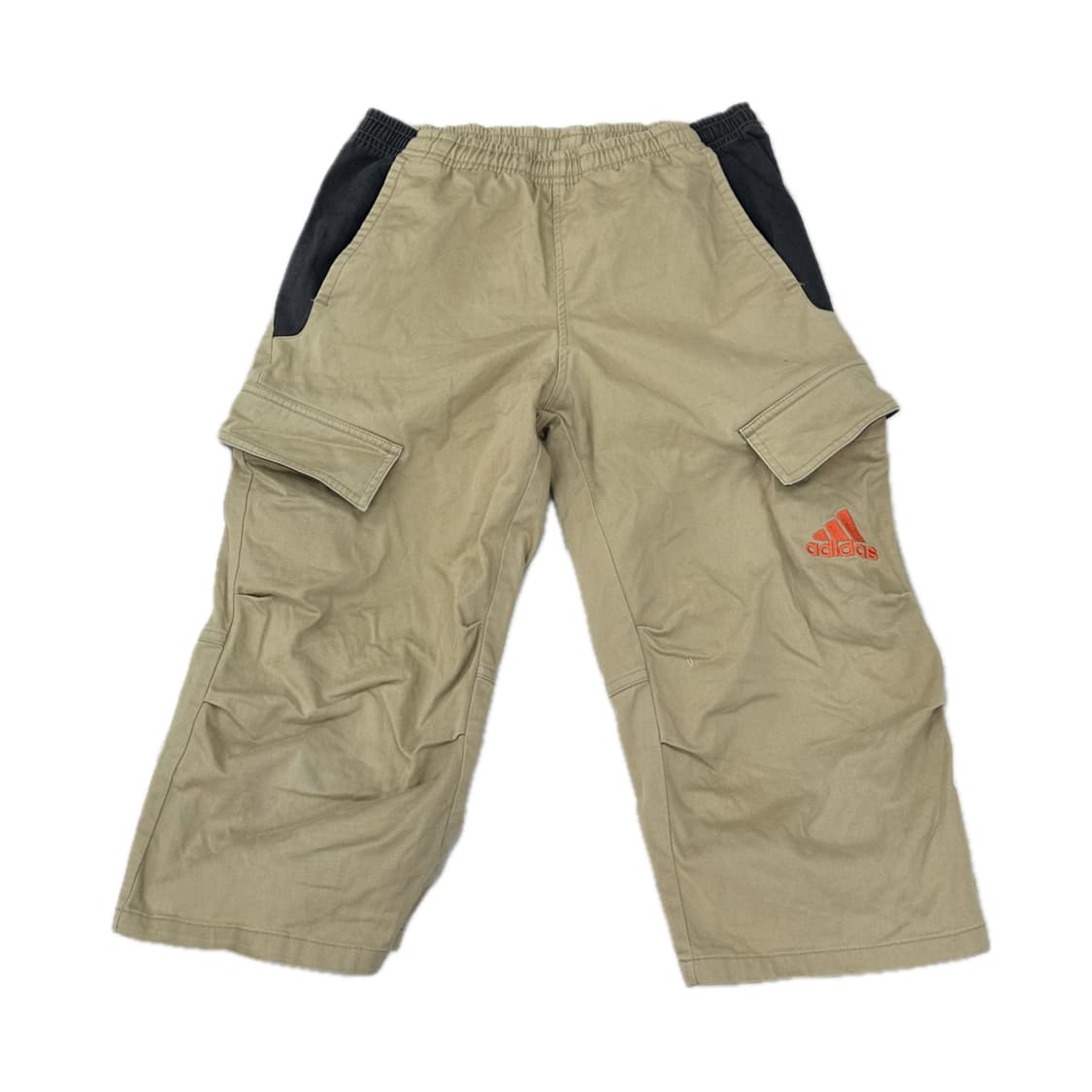 재팬 아디다스 괴짜룩 베이지 카고 코튼 7부 팬츠 고프코어 스포티 상품이미지2