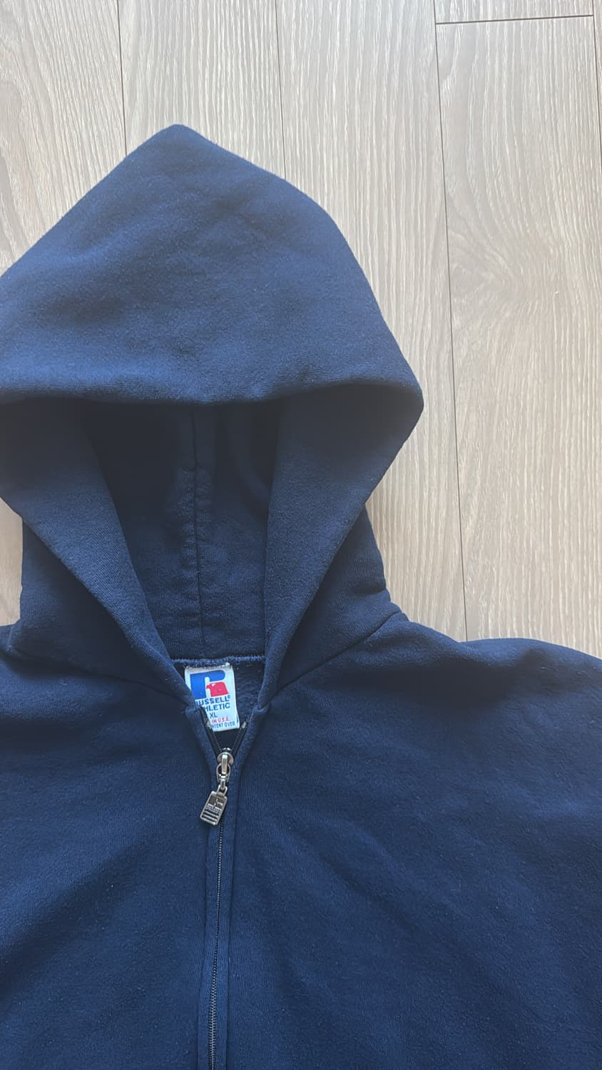 90s 러셀 애슬레틱 후드 집업 상품이미지4