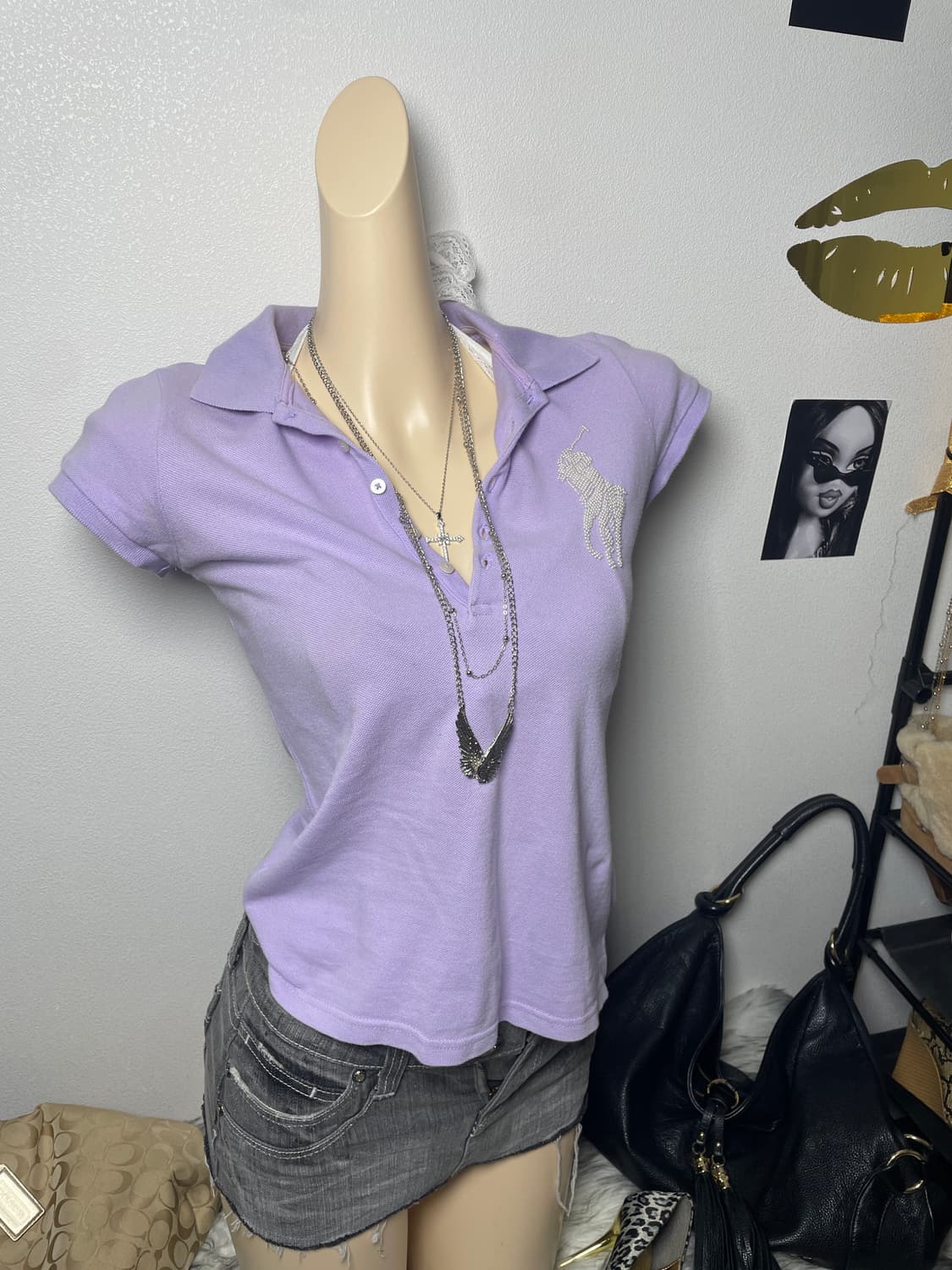 Polo 연보라 큐빅 카라티 상품이미지1