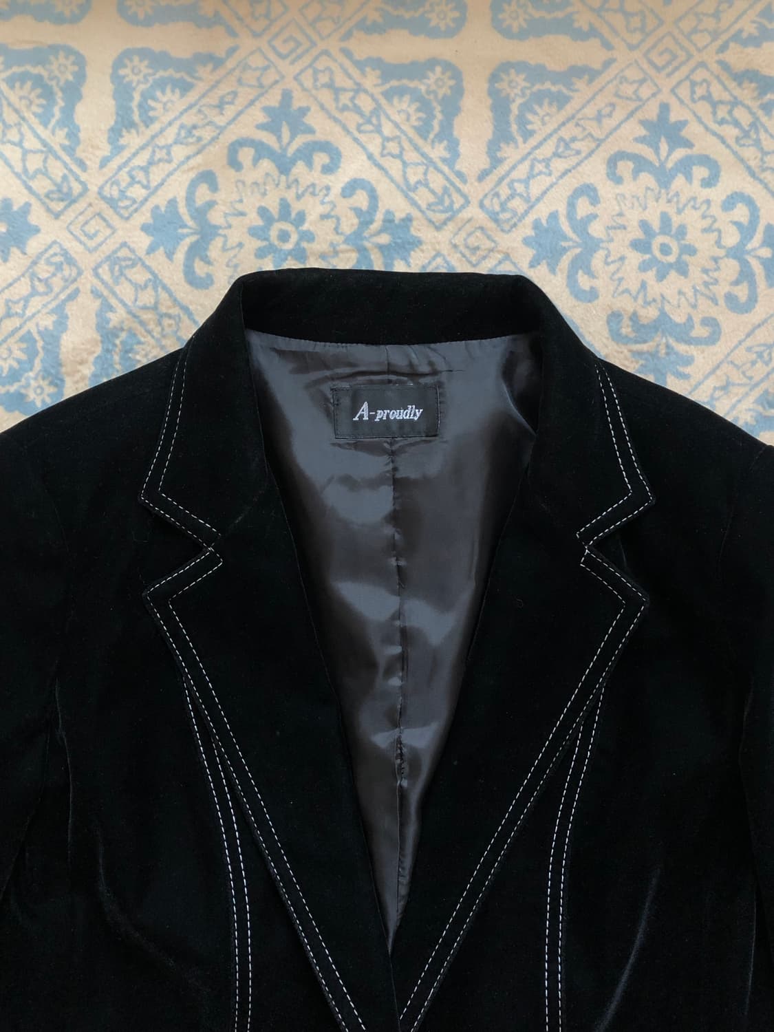 velvet stitch jacket 상품이미지2