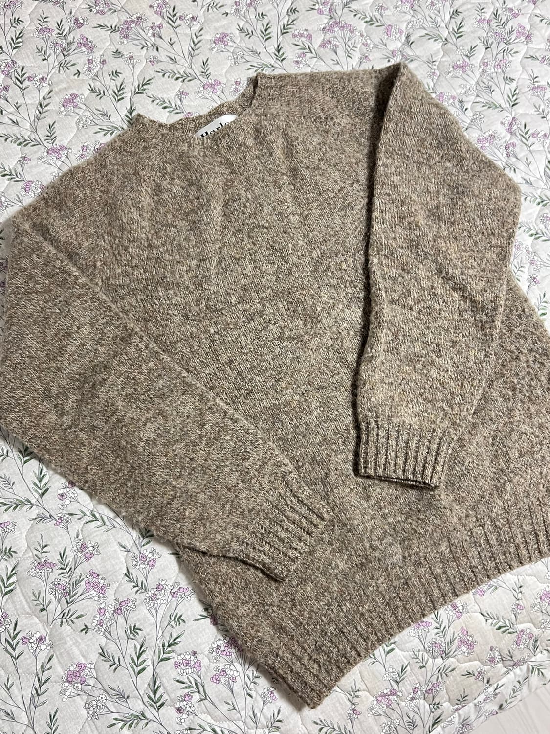 할리오브스코틀랜드 쉐기독 니트 머쉬룸 M 상품이미지6