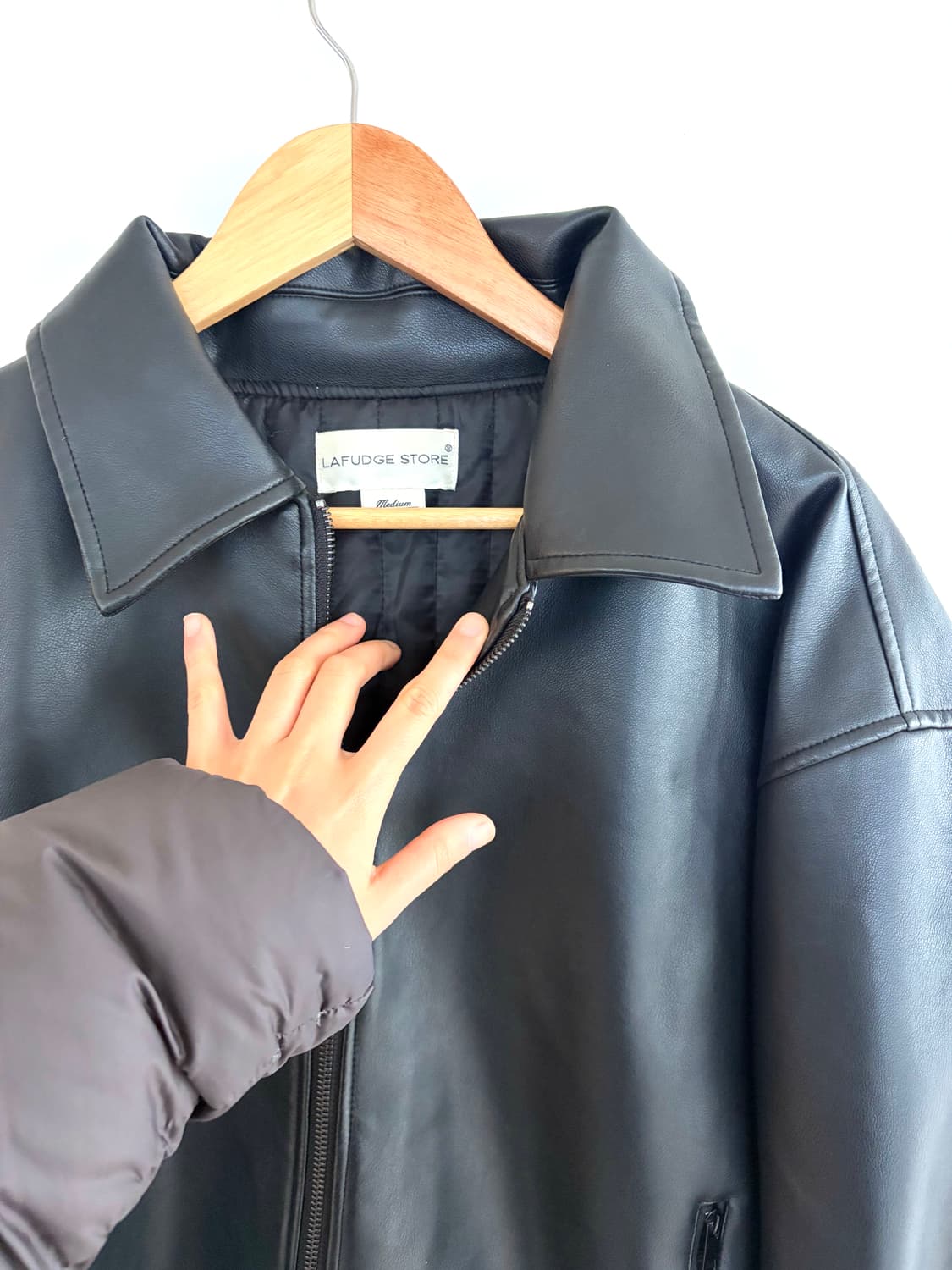 라퍼지스토어 레더 자켓 상품이미지2
