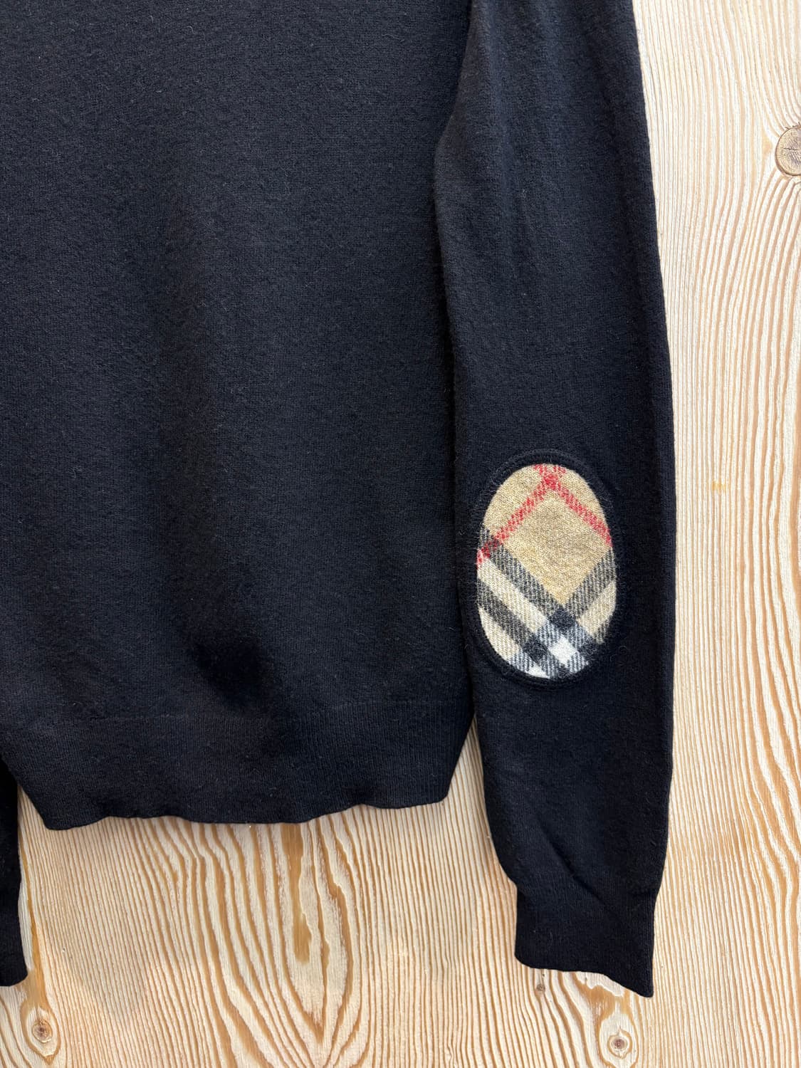 버버리 벰톤 체크 패치 가디건 상품이미지4