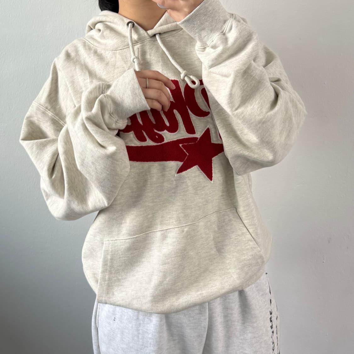 [XL] 피지컬 디파트먼트 스타테일 오트밀 후드티 상품이미지1