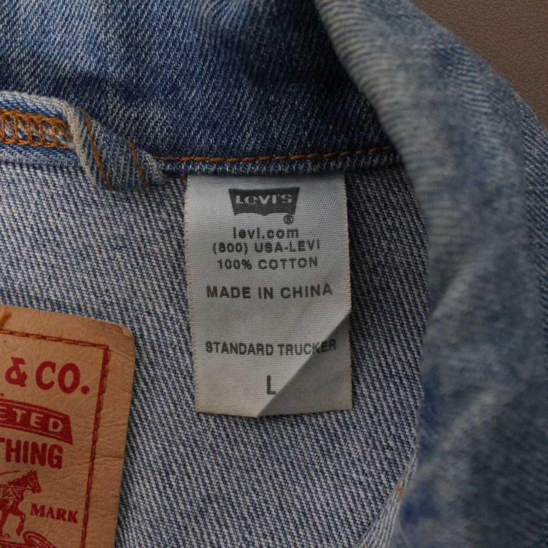 Levi’s 리바이스 스탠다 데님 트러커 자켓 L021 상품이미지6