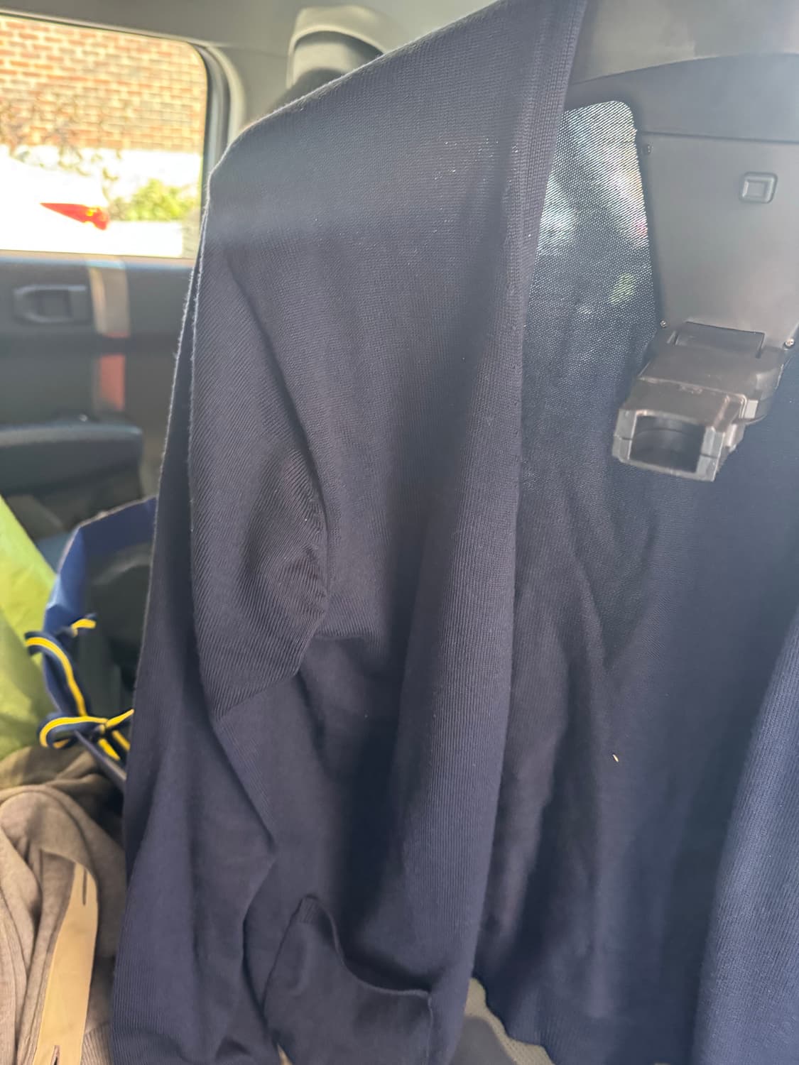 메종 키츠네 트라이컬러 폭스 패치 클래식 가디건 네이비 XL 상품이미지3