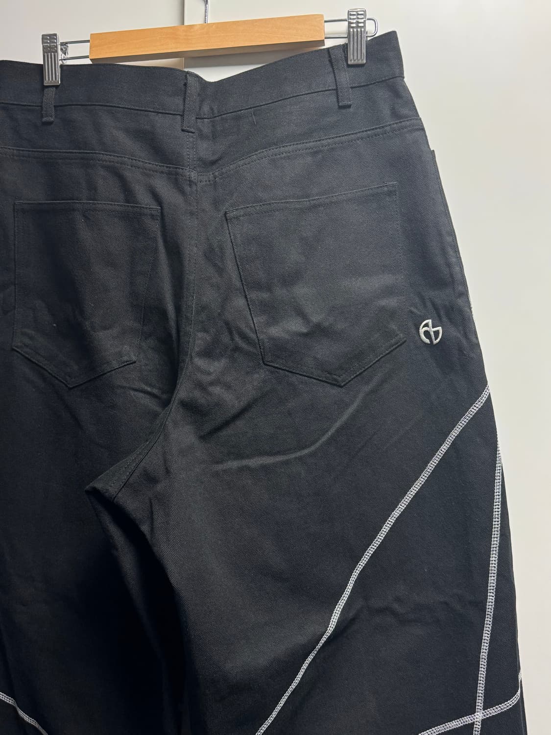 노매뉴얼 S.L WIDE PANTS - BLACK 상품이미지10