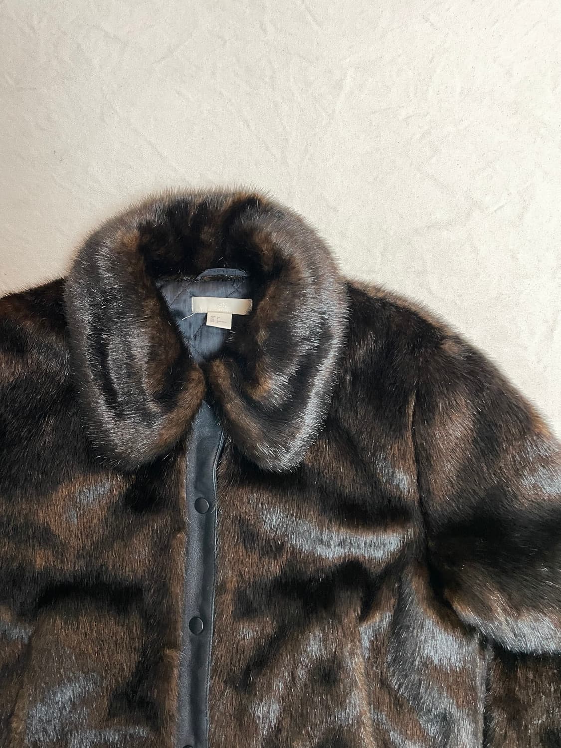 H&M 페이크퍼 코트  상품이미지2