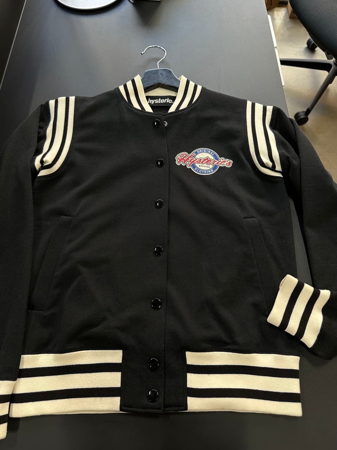 히스테릭글래머 90s 백로고 코튼 스타디움자켓 상품이미지6