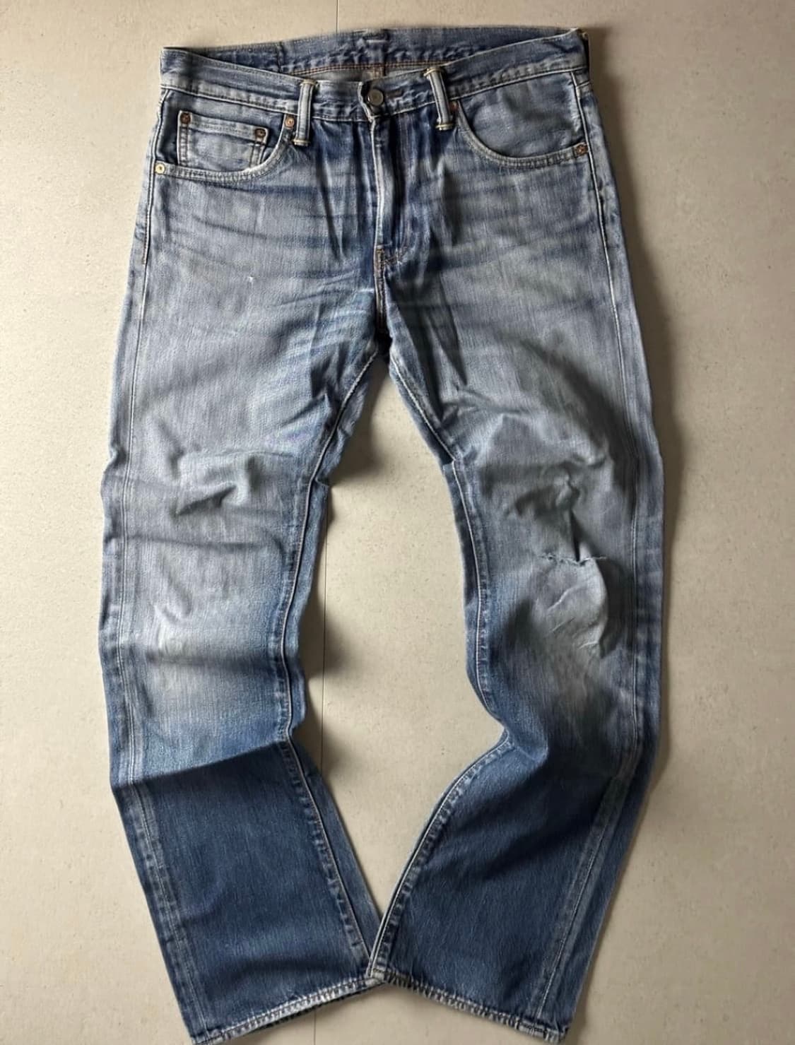 (32) 리바이스 527 워싱 중청 데님 상품이미지1