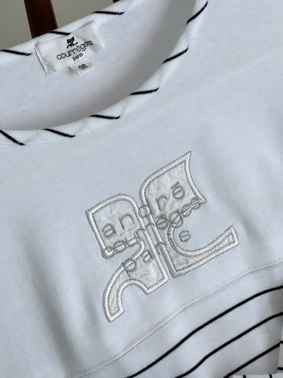 큐레쥬 스프라이프 코튼 면 롱 슬리브 티셔츠 꾸레쥬 상품이미지2