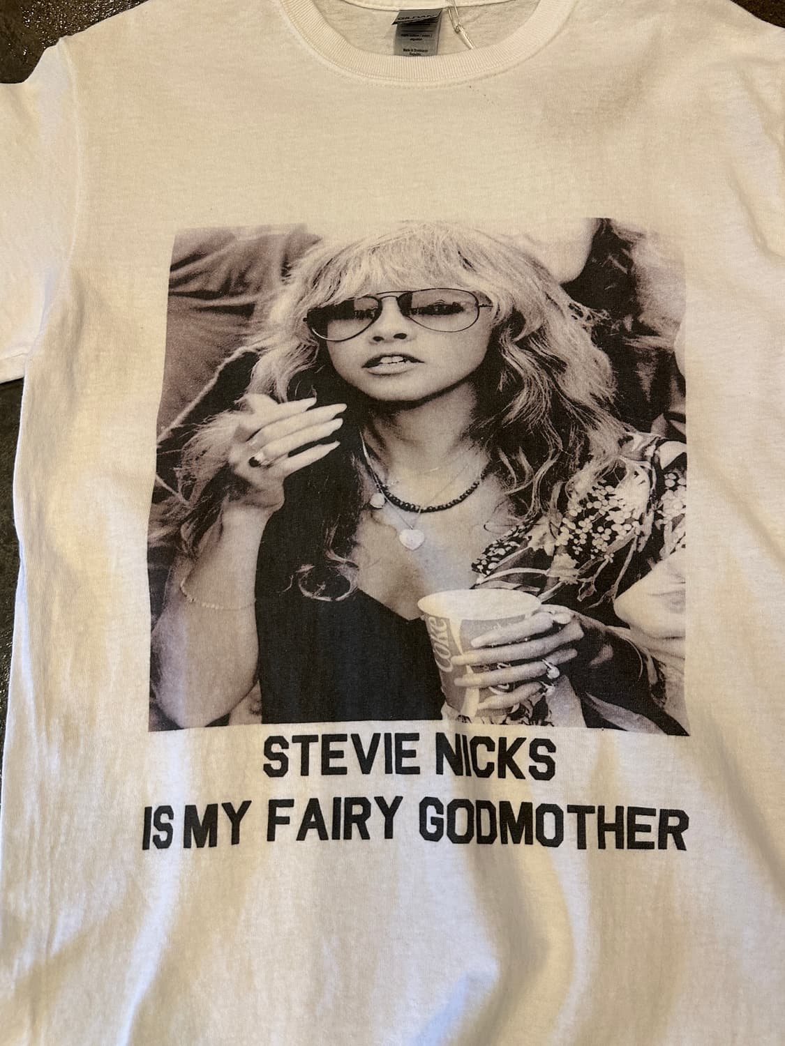 Gildan 길단 Stevie Nicks 프린팅 반팔티 S 상품이미지3