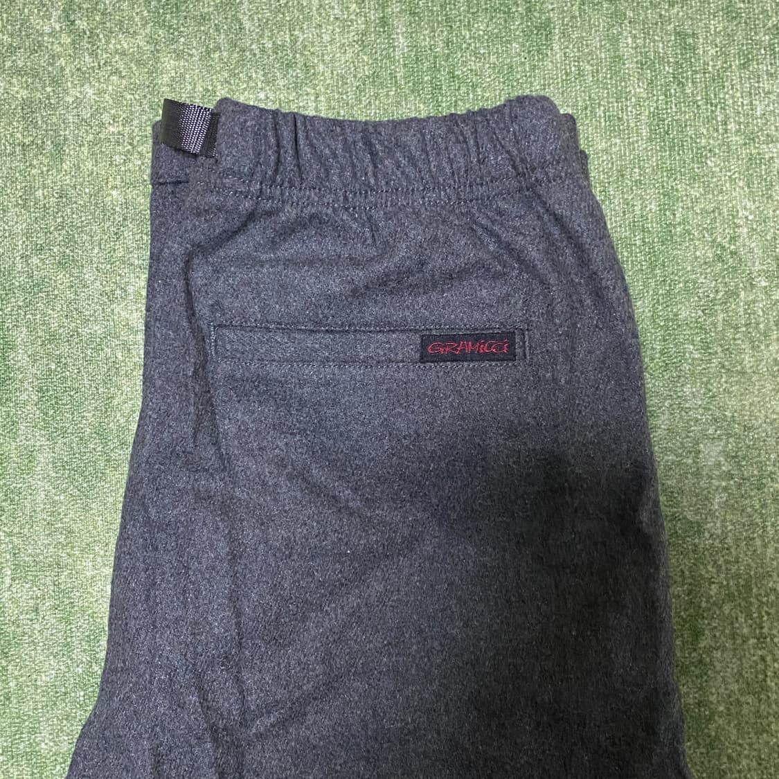 그라미치 벨트 울 테이퍼드 팬츠 M 상품이미지4