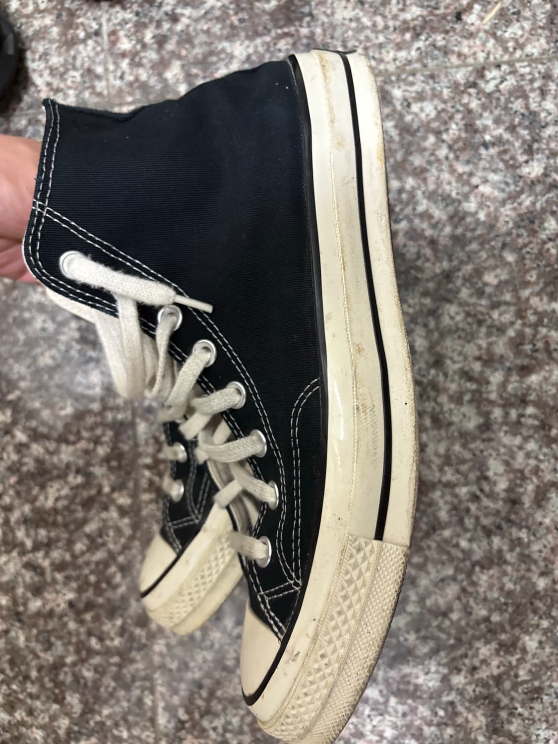 컨버스 척 70 하이 블랙 280 상품이미지3