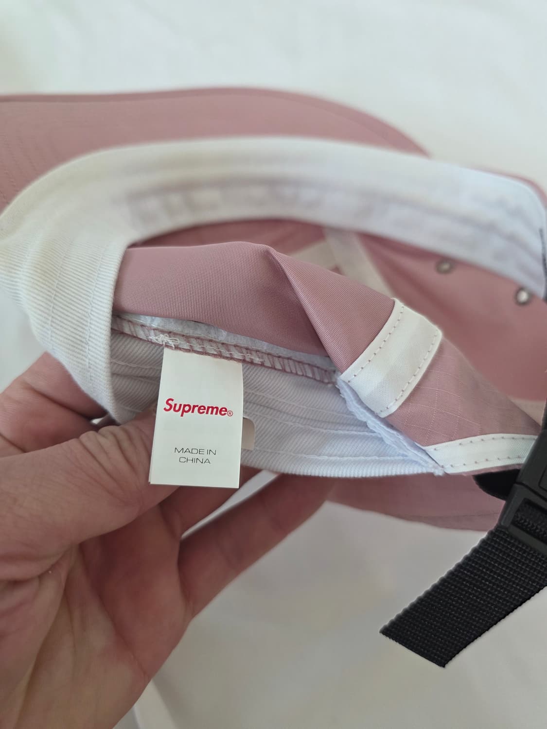 슈프림 왁스드 립스탑 캠프캡 라이트 핑크 상품이미지4