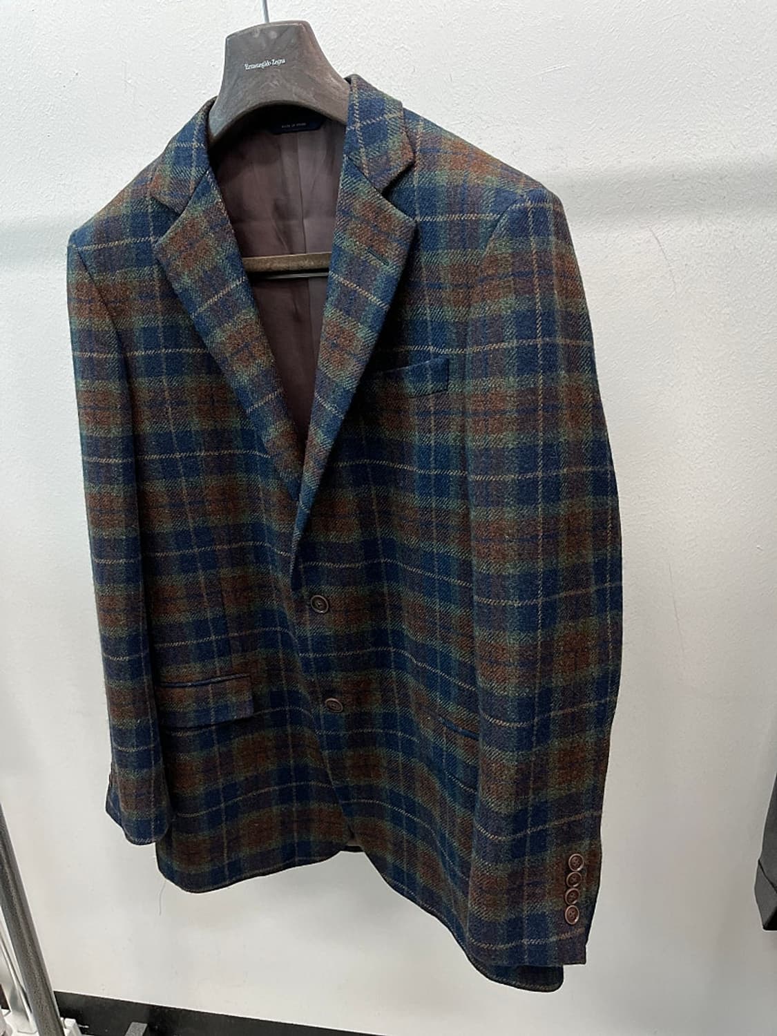 105) 브룩스브라더스 체크 울자켓  상품이미지1