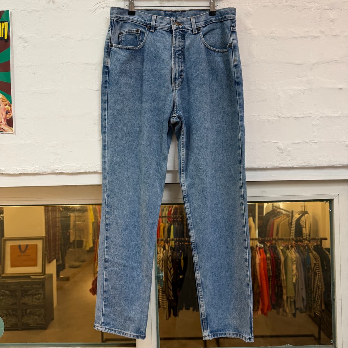 Nautica 노티카 미디움 블루 데님 배기 진 34x30 상품이미지1