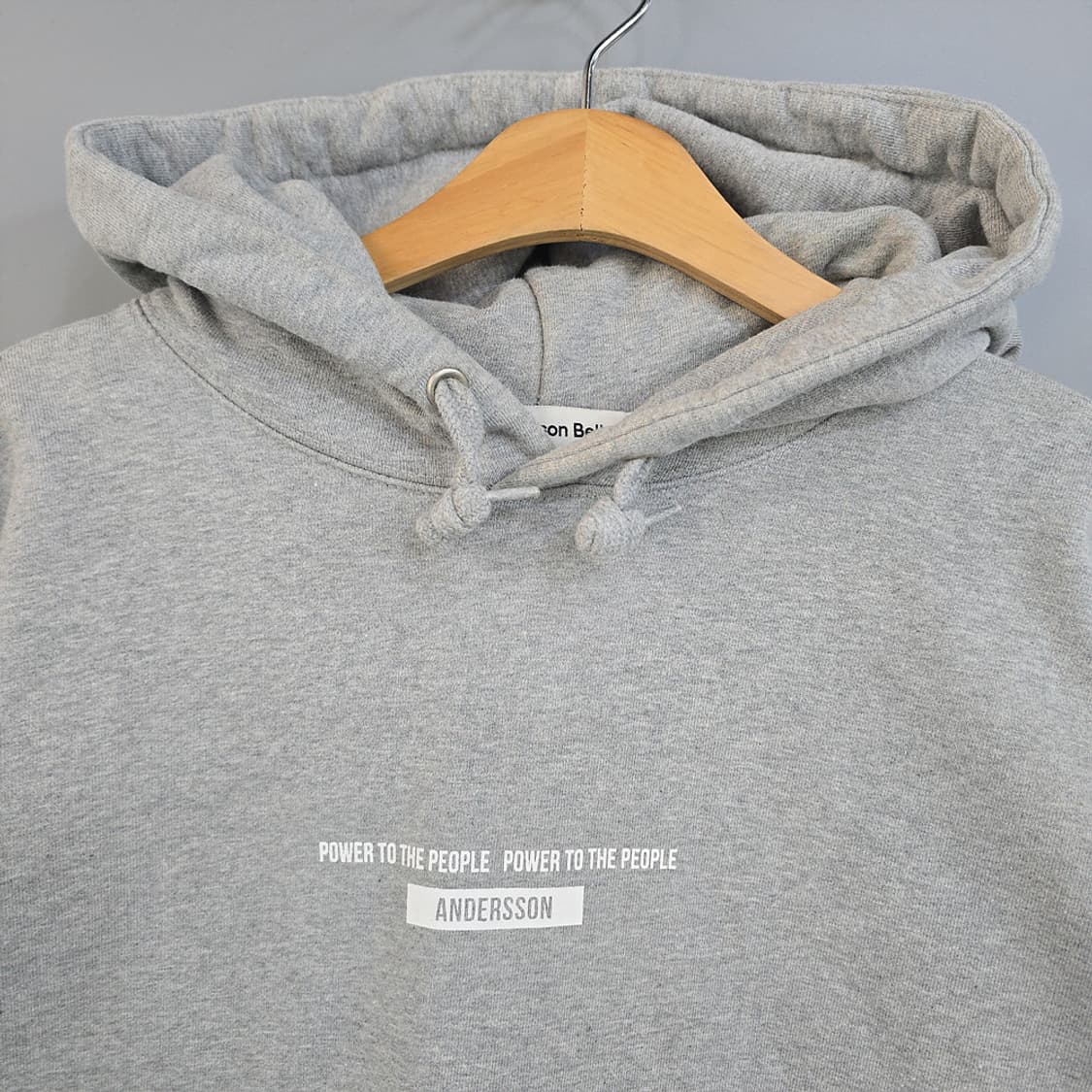 앤더슨벨 Andersson Bell 그래픽 후드 그레이 M 상품이미지2