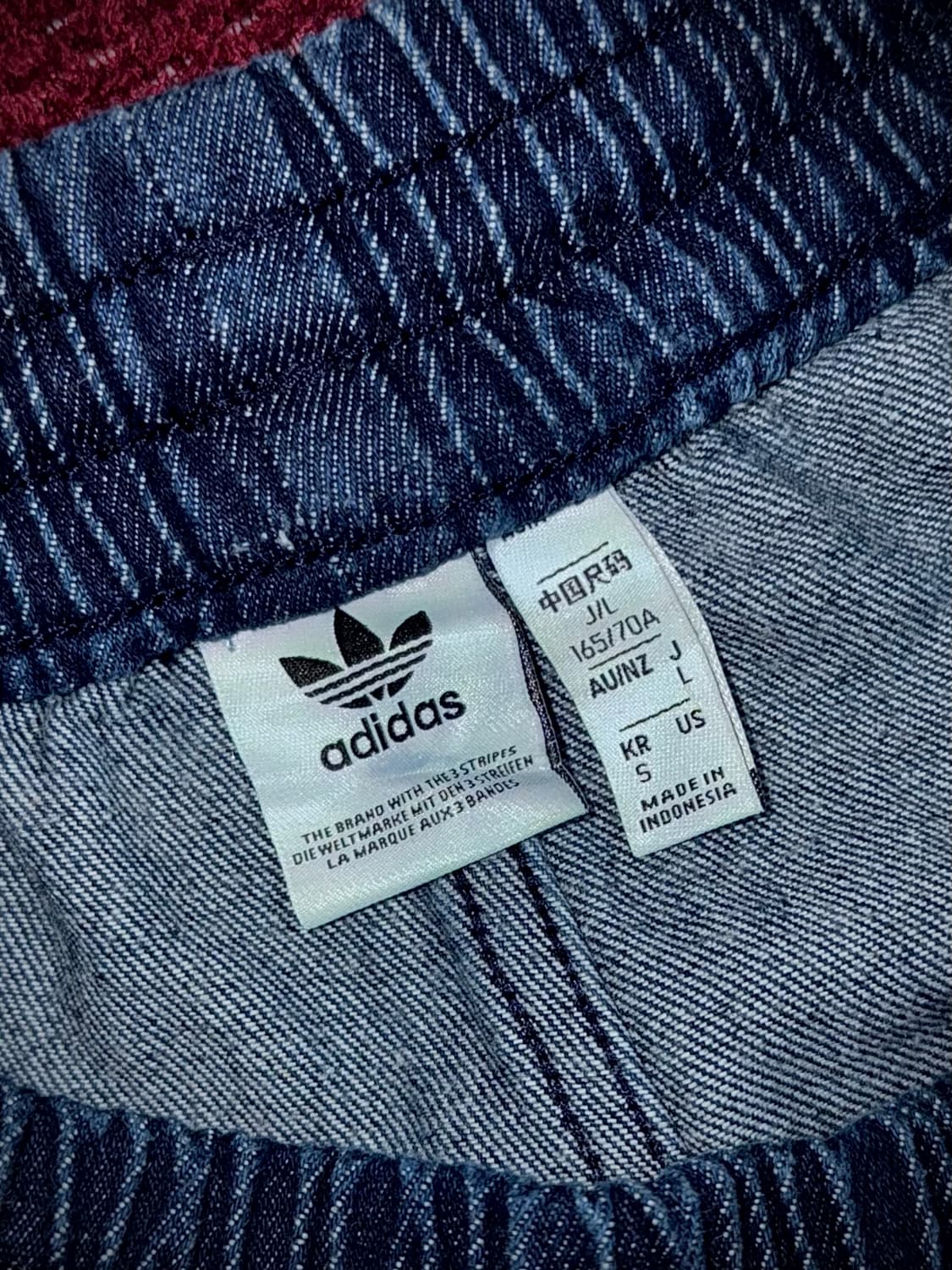 아디다스 파이어보드 청데님 조거 팬츠 S 상품이미지7