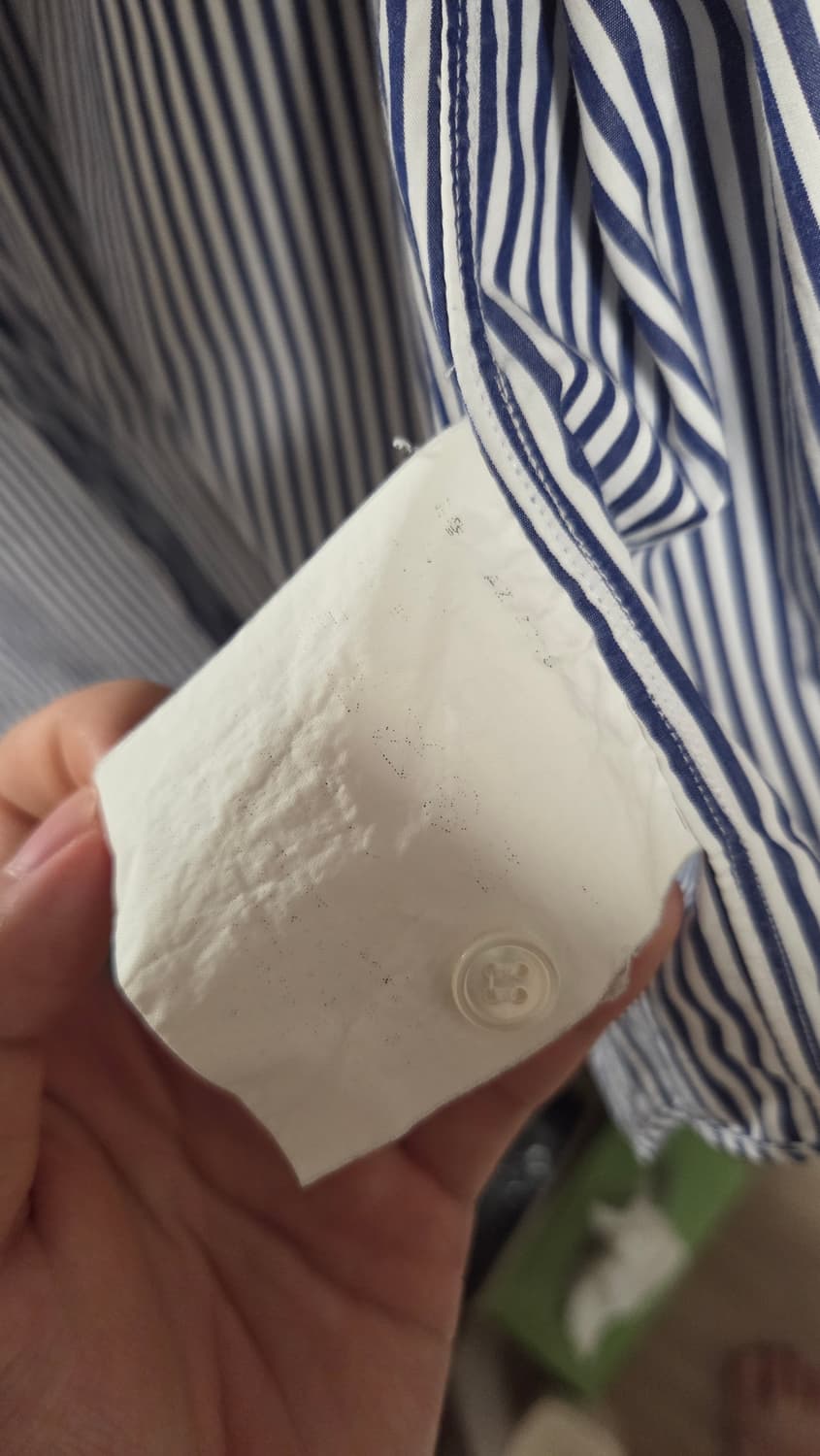 꼼데가르송 play 스트라이프 셔츠 m 블랙와펜 상품이미지4