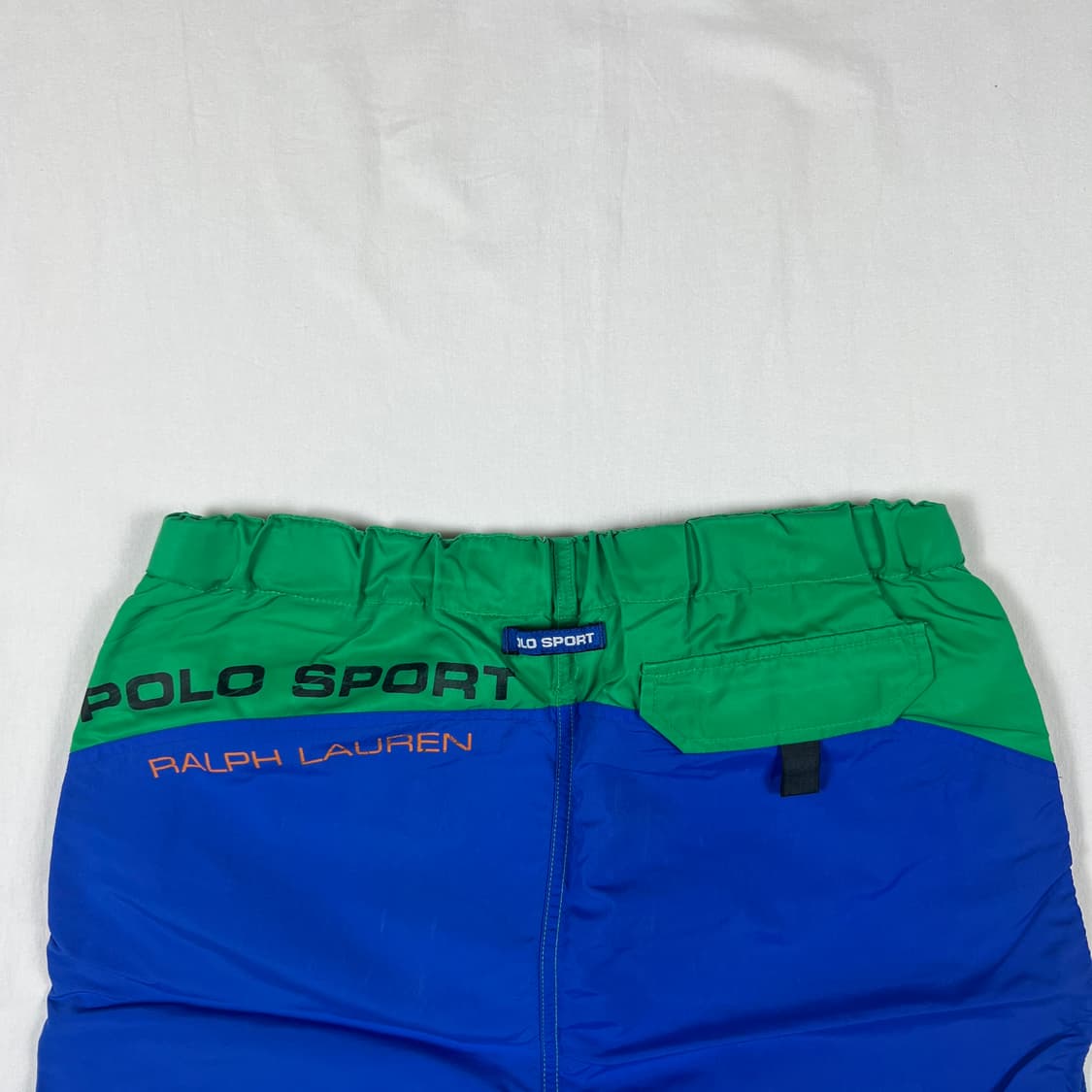 90‘s 폴로스포츠 스펠아웃 밴딩 스트랩 반바지 상품이미지5