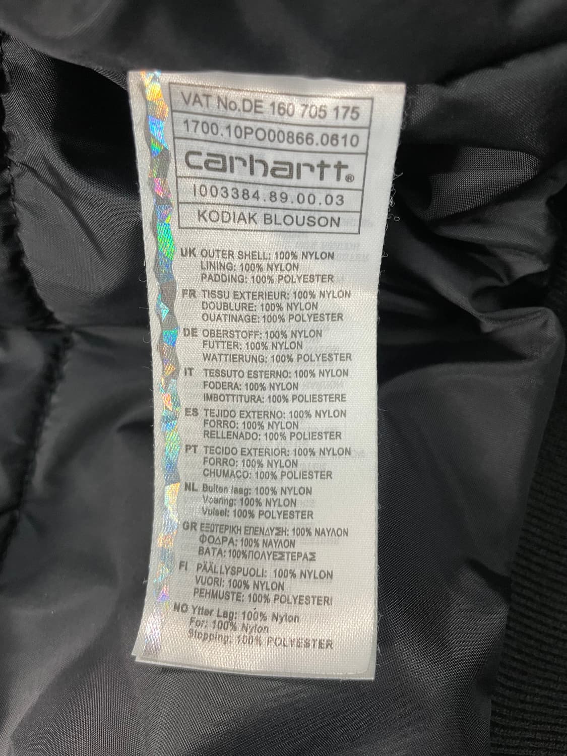 칼하트 코디악 패디드 자켓 상품이미지8