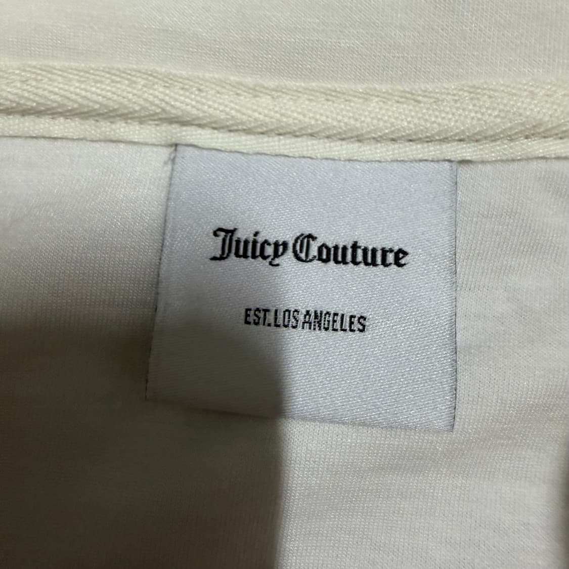 쥬시꾸뛰르 화이트 후드집업 90 상품이미지4