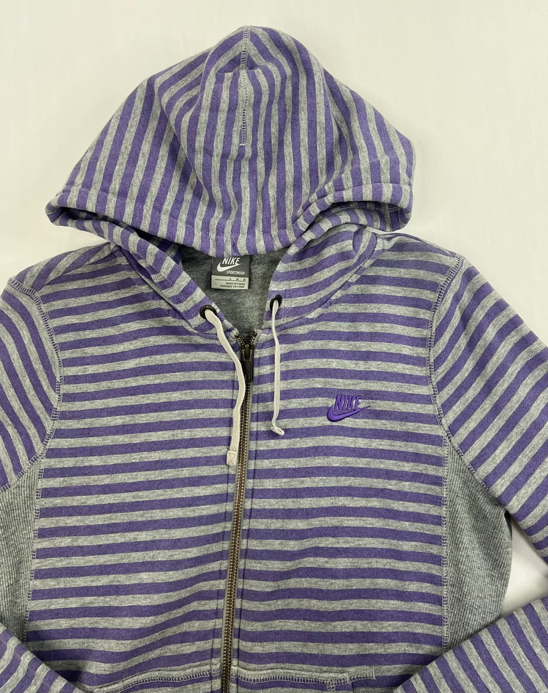 나이키 스트라이프 여성 후드집업 상품이미지2