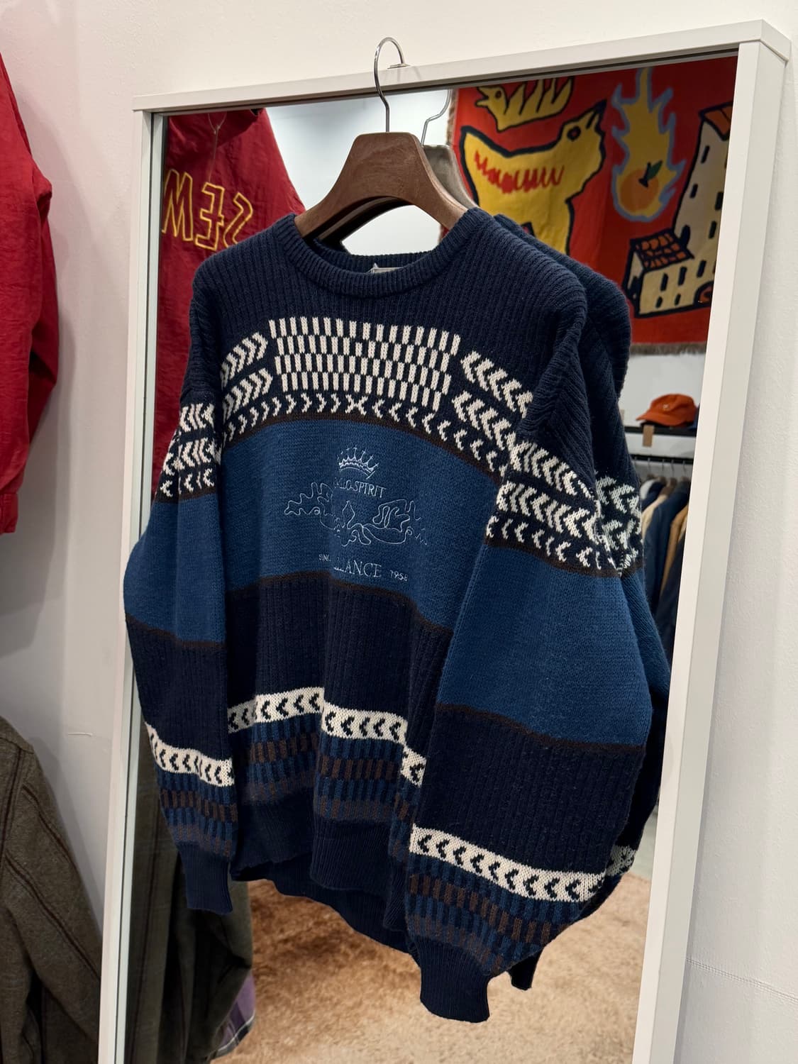 Mr.Casque 빈티지 울 니트 (made in Japan) 상품이미지1