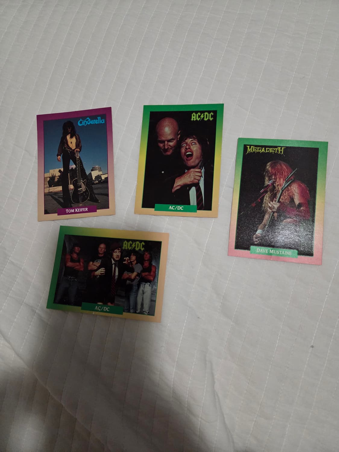 80-90년대 해외 메탈 록밴드 카드 일괄 판매 상품이미지1